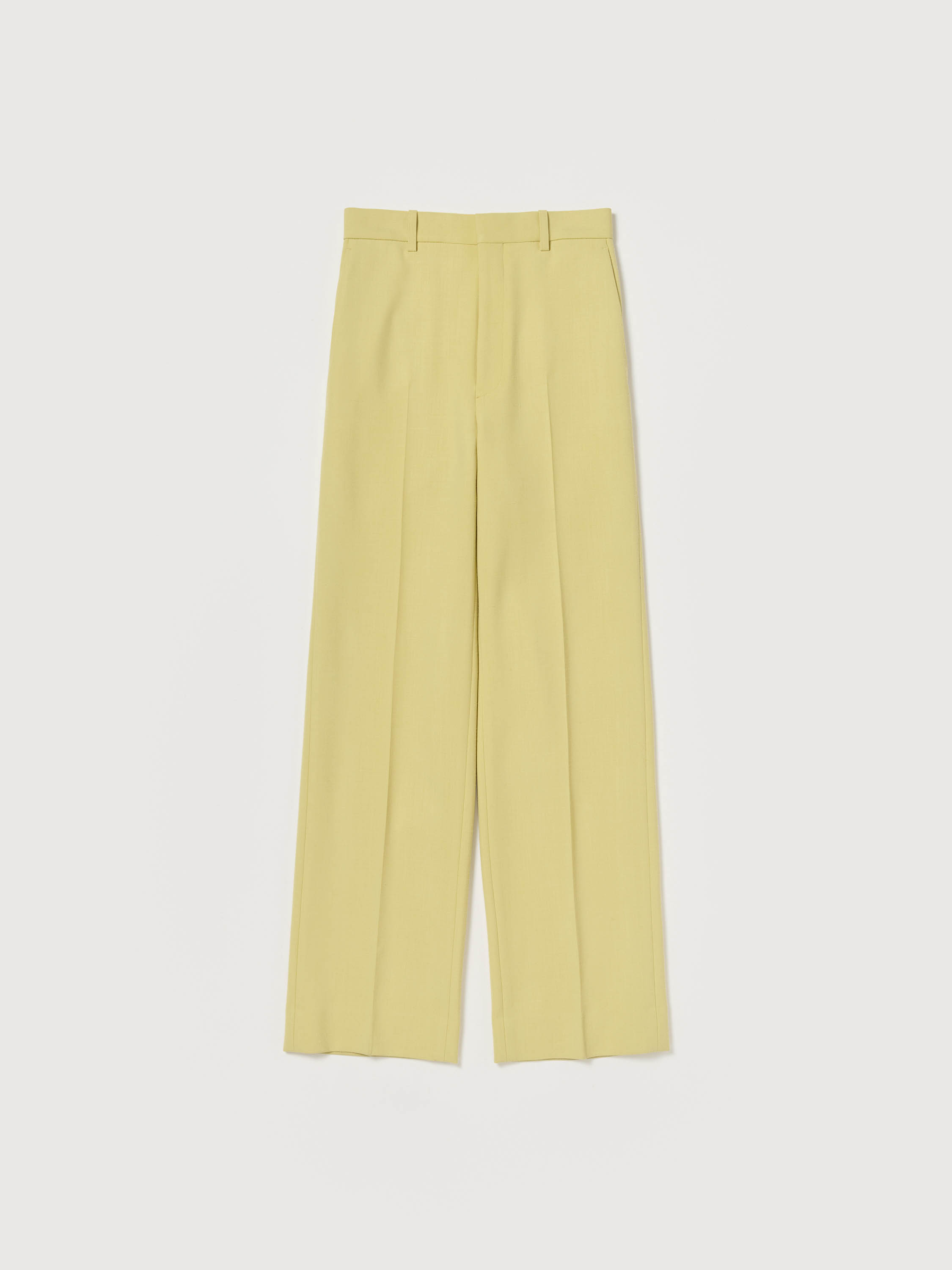 TENSE WOOL DOUBLE CLOTH SLACKS 詳細画像 DUSTY LIME 5