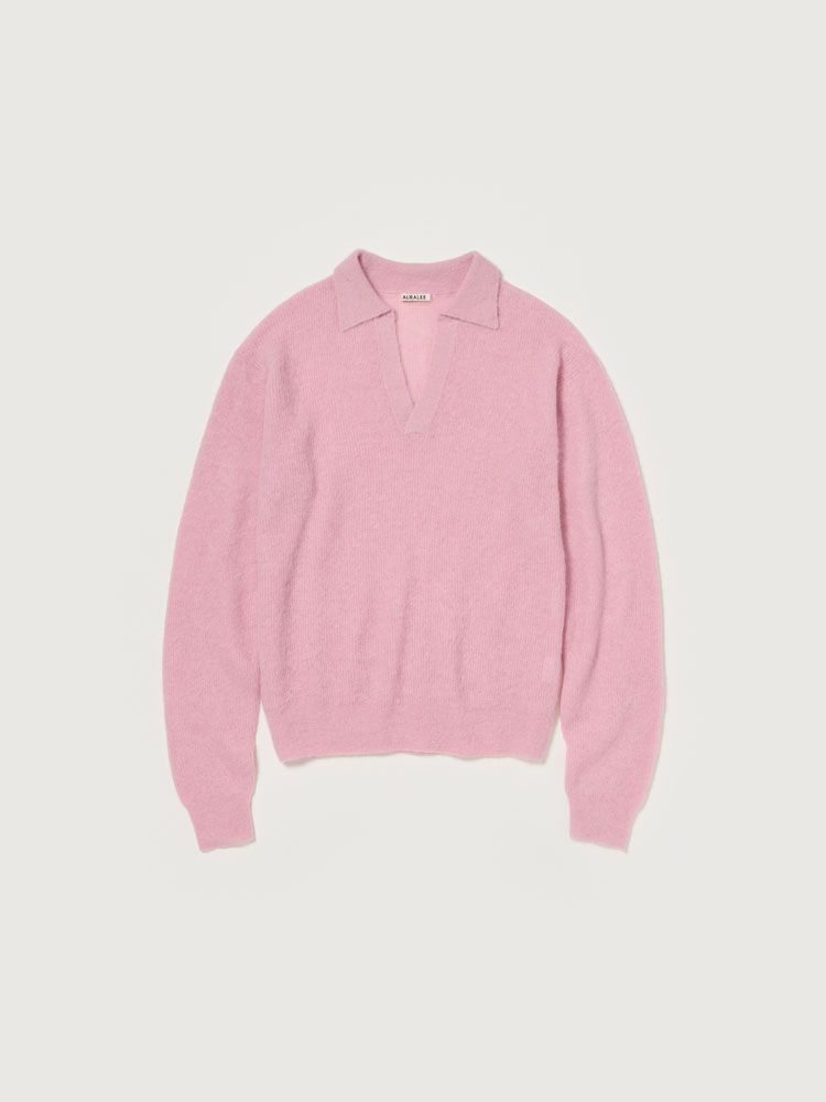トップス AURALEE BABY SURI ALPACA SHEER KNIT P/O BABY SURI ALPACA SHEER KNIT P/O - AURALEE Official Website