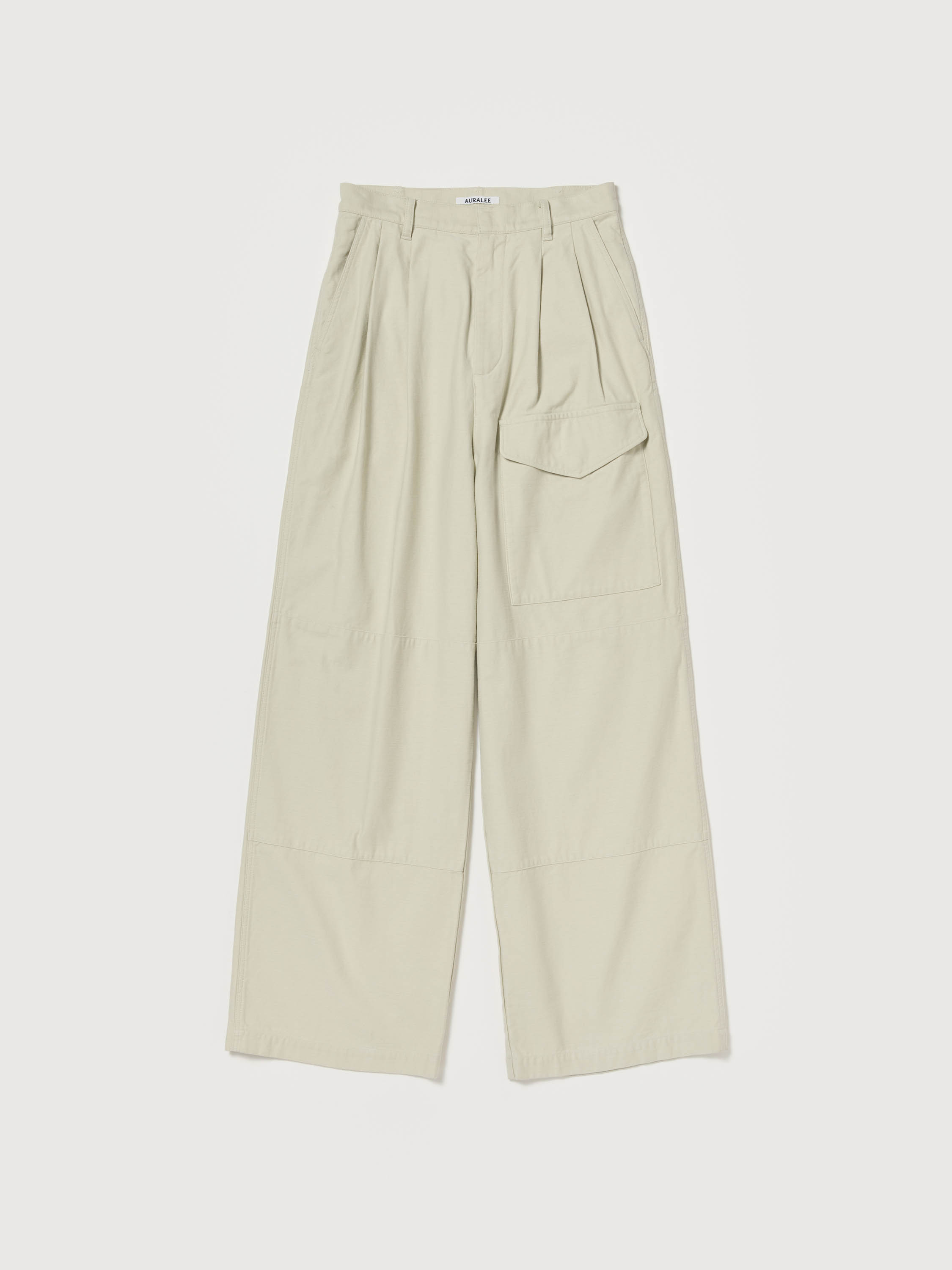 WASHED BAGGY SATIN CARGO PANTS 詳細画像 DUSTY IVORY 5