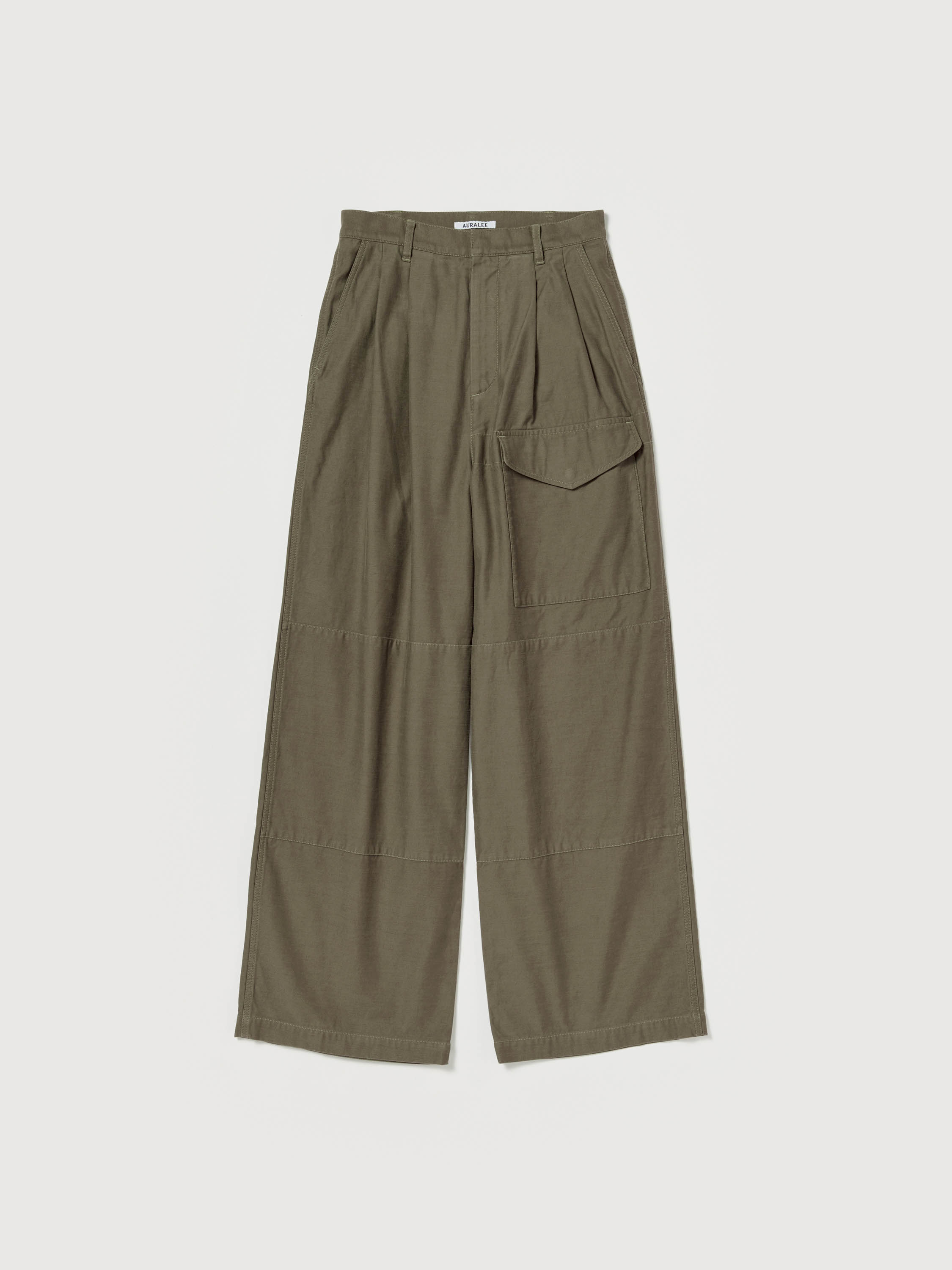 WASHED BAGGY SATIN CARGO PANTS 詳細画像 KHAKI BROWN 1