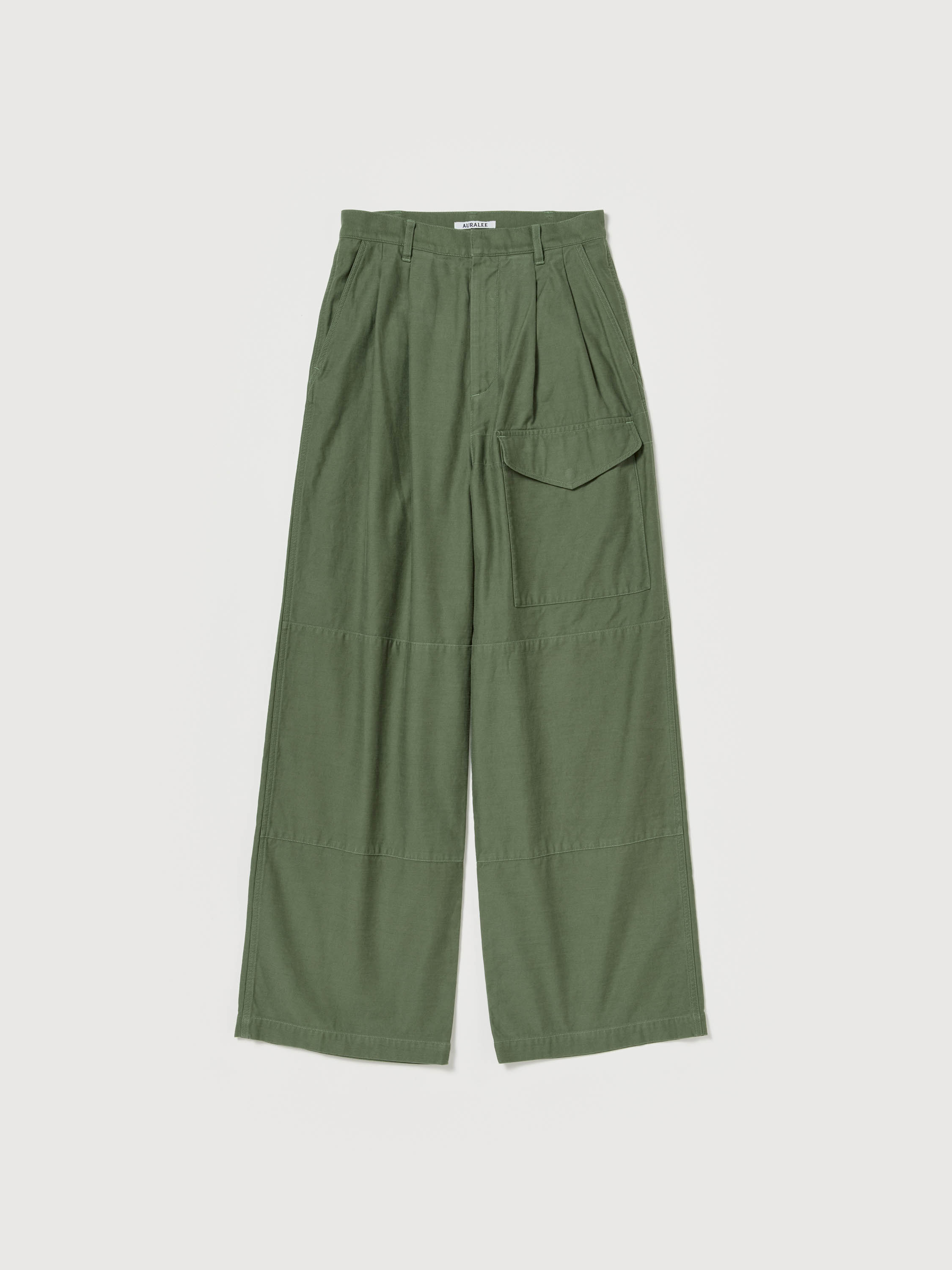 WASHED BAGGY SATIN CARGO PANTS 詳細画像 OLIVE GREEN 2