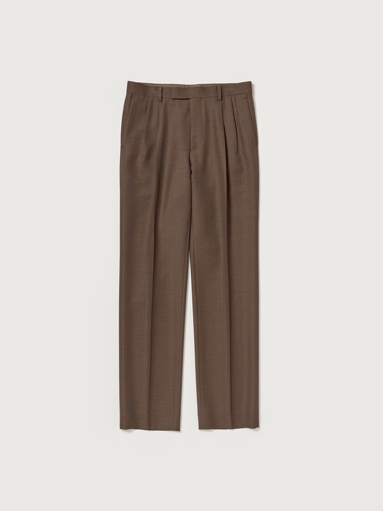 定価以下　 BLUEFACED WOOL TWO-TUCK SLACKS z-A25AP02BS_2528-1.jpg?1751546228