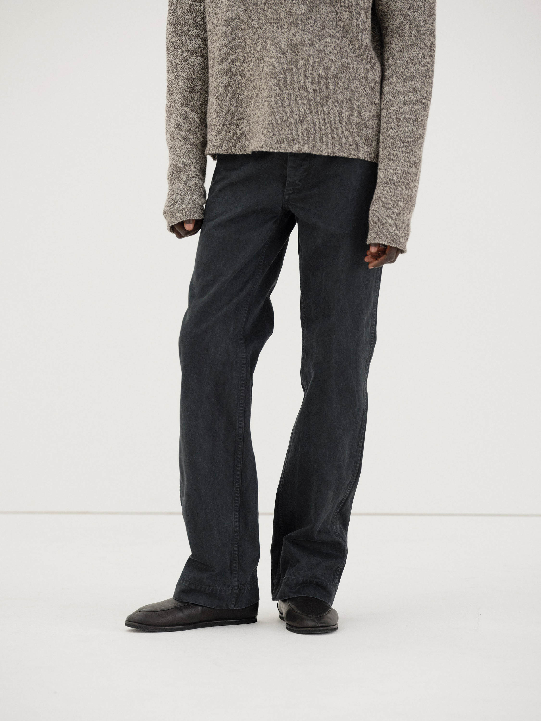 PRODUCT DYED FINX CHINO NARROW PANTS 詳細画像 BLACK 2