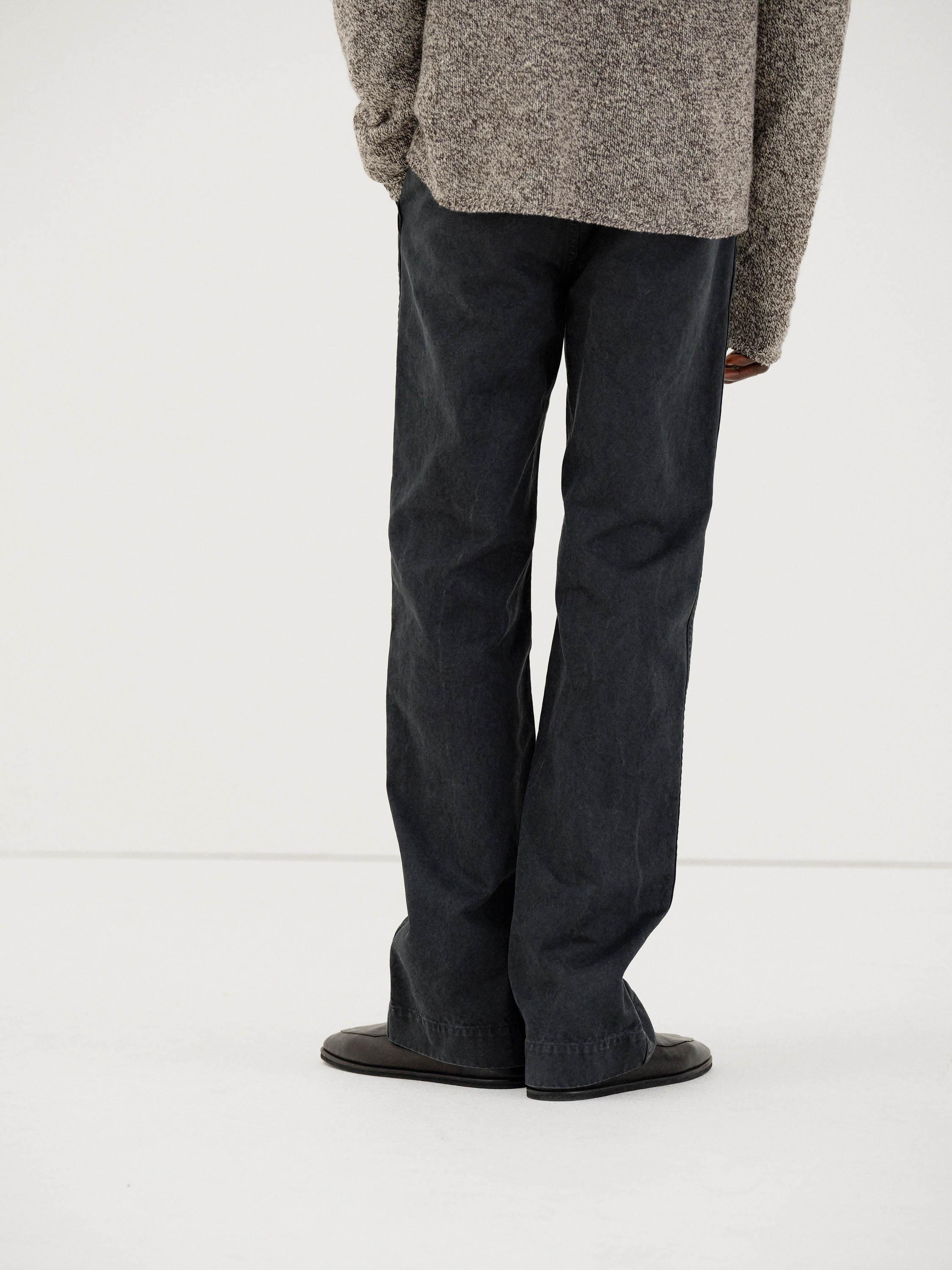 PRODUCT DYED FINX CHINO NARROW PANTS 詳細画像 BLACK 4