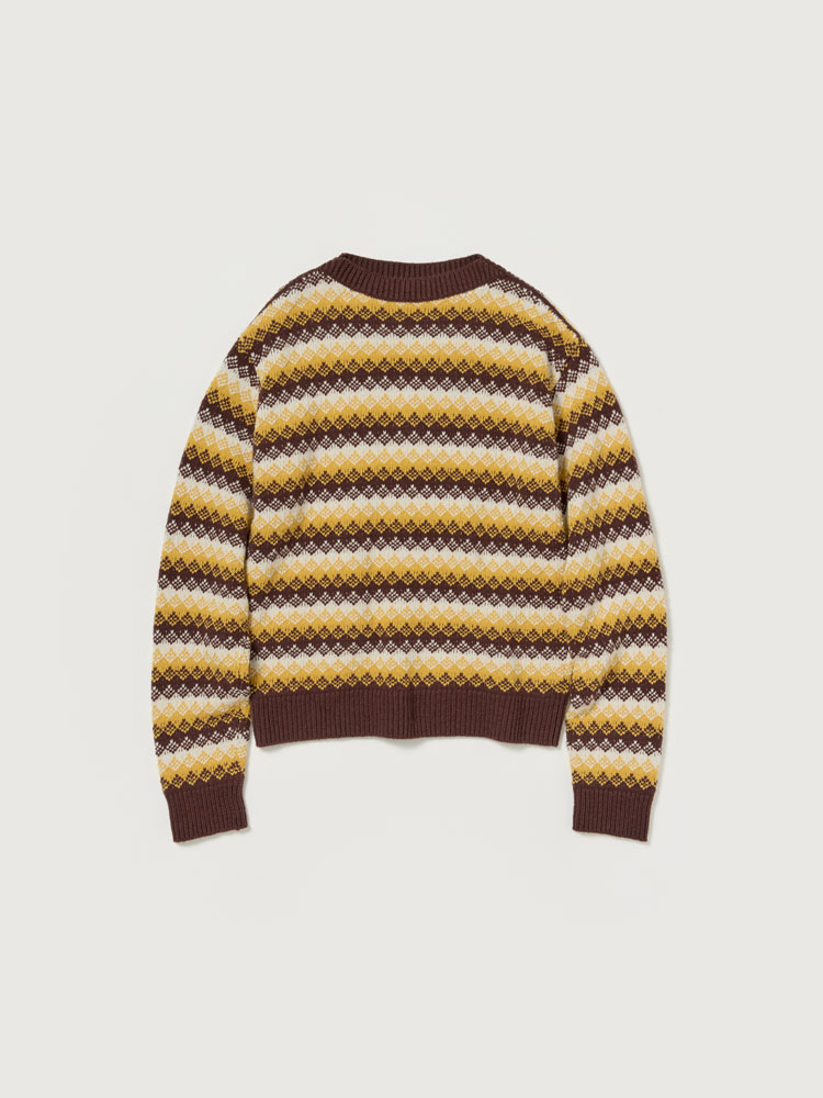 CASHMERE JACQUARD KNIT P/O