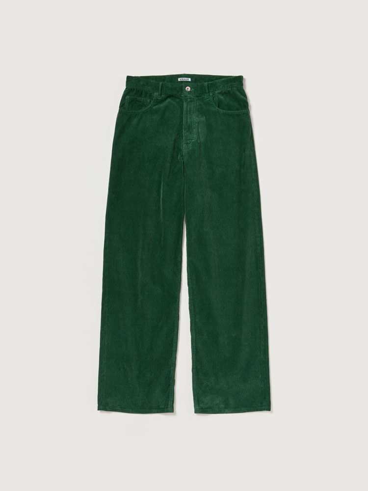 PIGMENT DYED FINX CORDUROY WIDE 5P PANTS