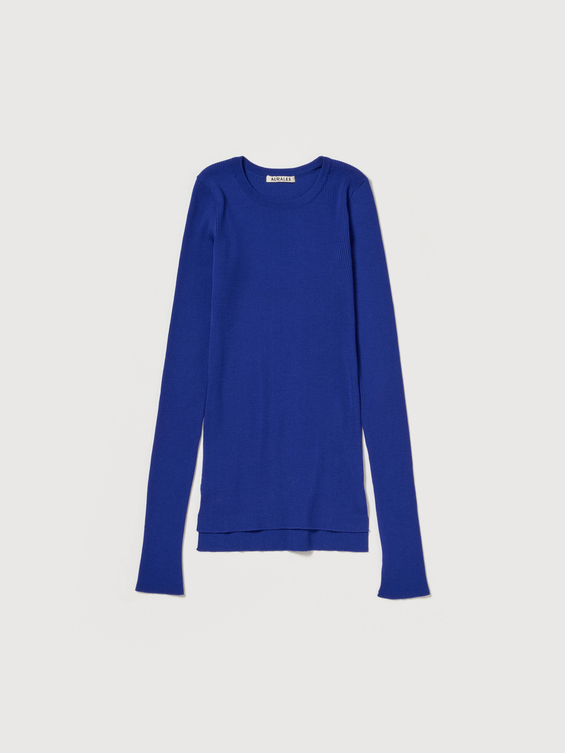 SUPER FINE WOOL HIGH GAUGE RIB KNIT P/O 詳細画像 ROYAL BLUE 1