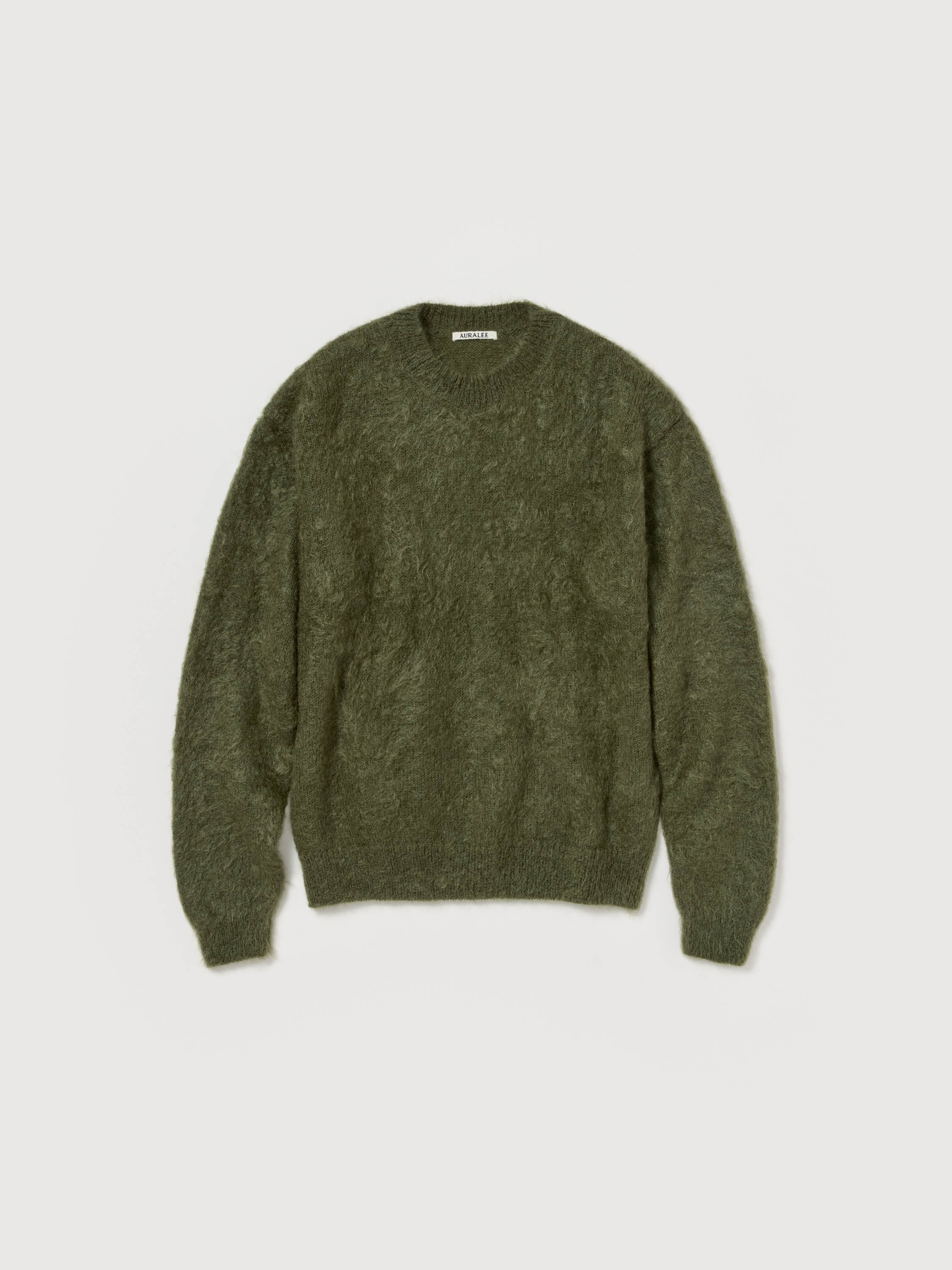 BRUSHED SUPER KID MOHAIR KNIT P/O - AURALEE Official Website