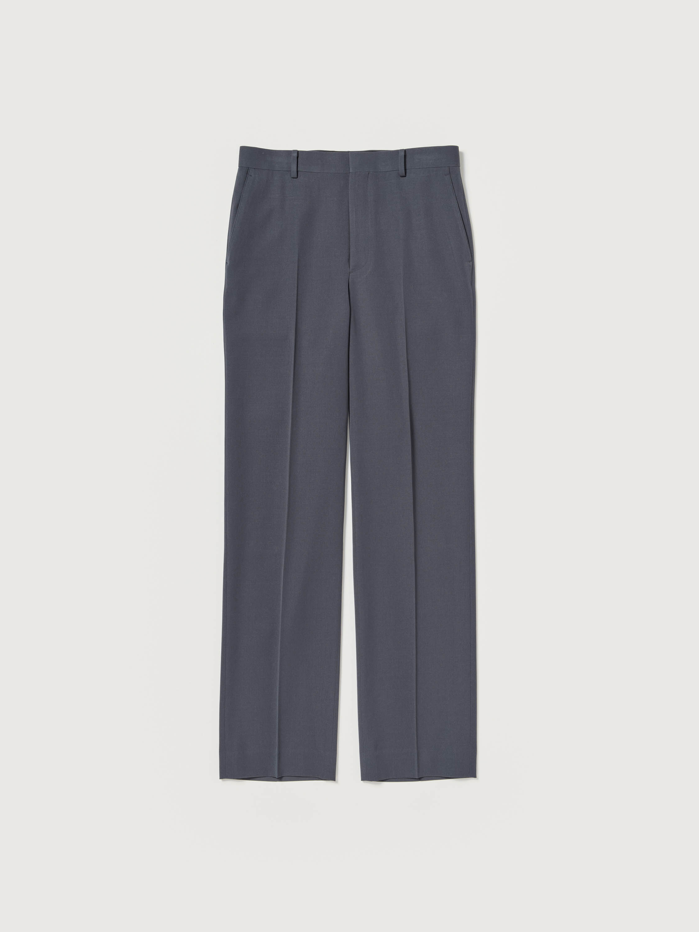 LIGHT WOOL MAX GABARDINE SLACKS 詳細画像 DARK GRAY 1