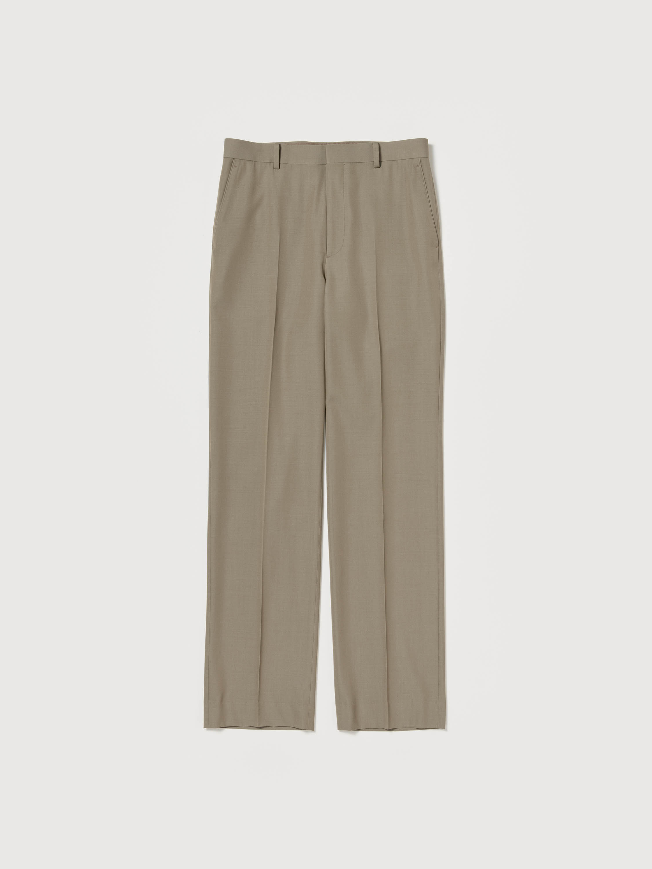 LIGHT WOOL MAX GABARDINE SLACKS 詳細画像 KHAKI CHAMBRAY 6