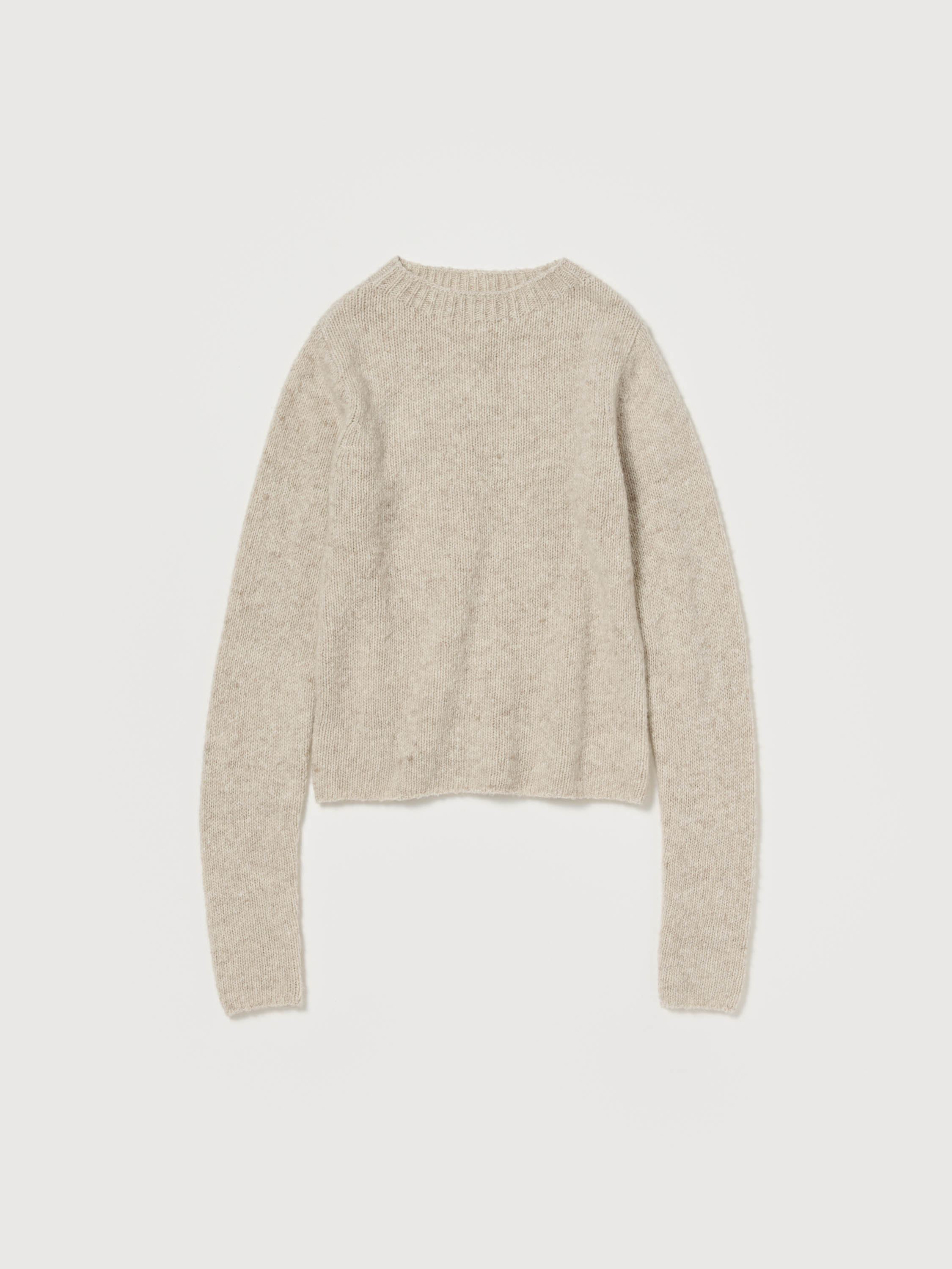 CASHMERE MELANGE KNIT P/O 詳細画像 TOP GRAY BEIGE 1