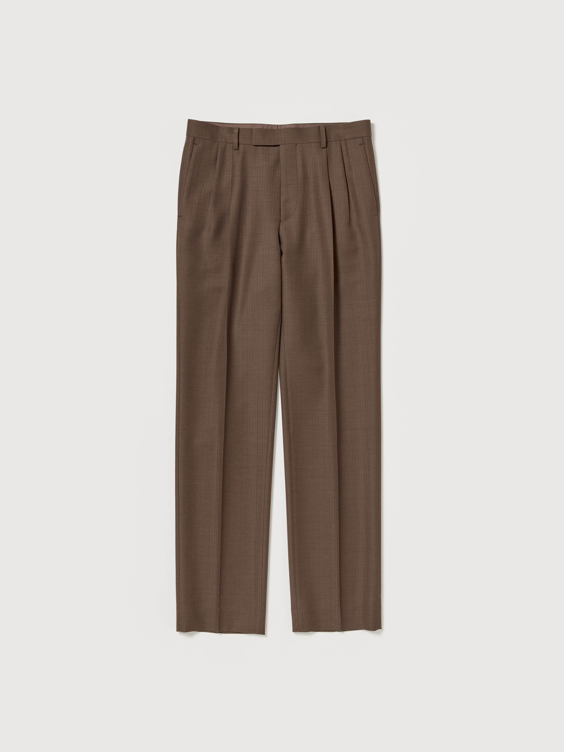 パンツ AULAREE 21AW BLUEFACED WOOL SLACKS AURALEE Bluefaced Wool Check Slacks（完売）│Ambiance
