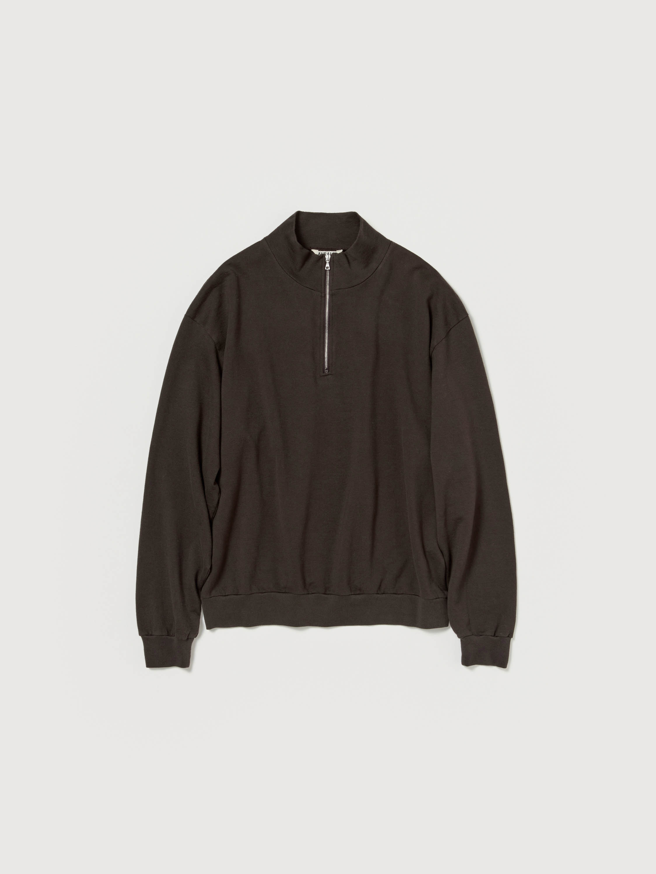 SUPER HIGH GAUGE SWEAT HALF ZIP P/O 詳細画像 DARK BROWN 3