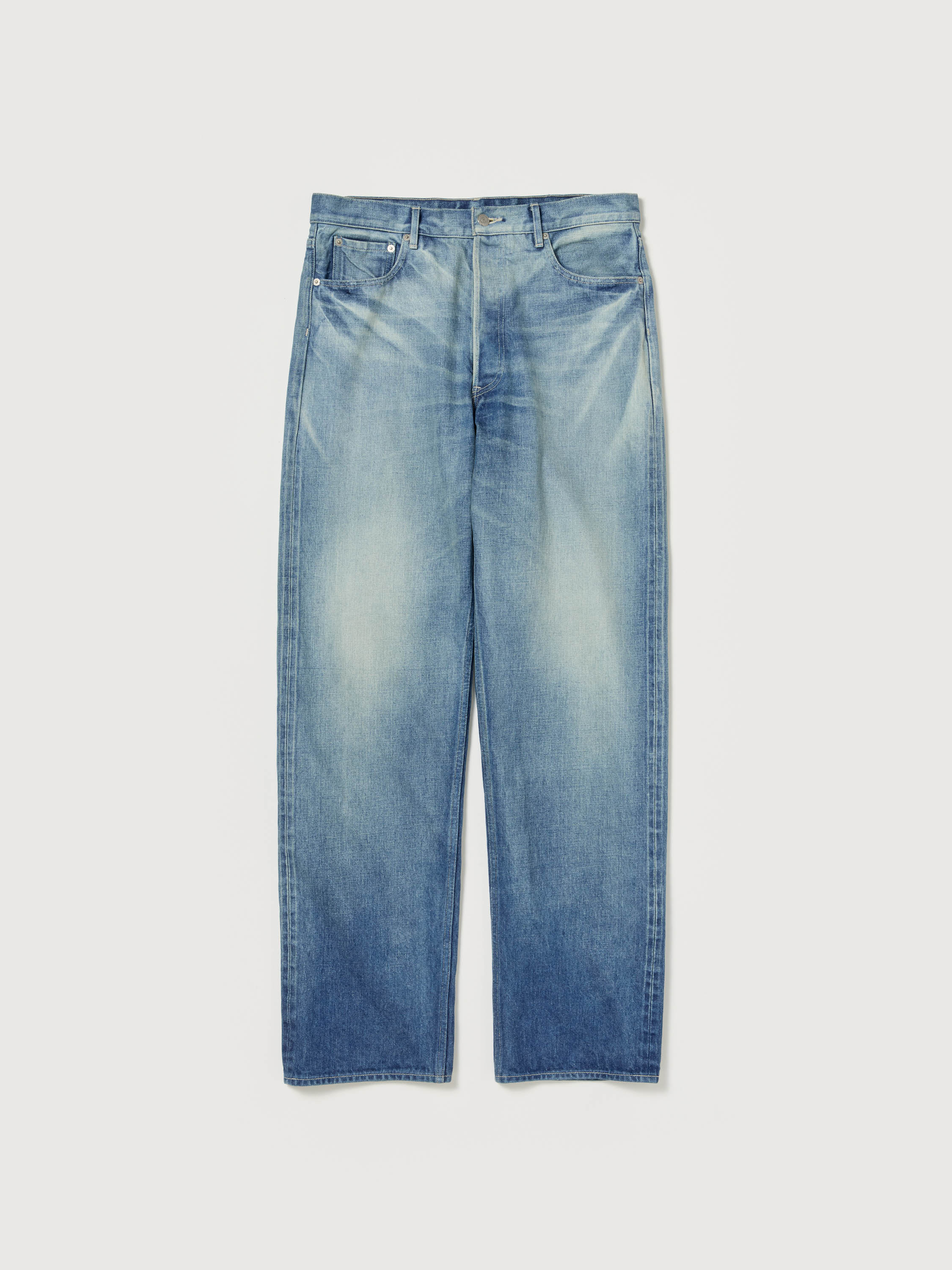 SELVEDGE FADED HEAVY DENIM WIDE PANTS 詳細画像 FADED INDIGO 5