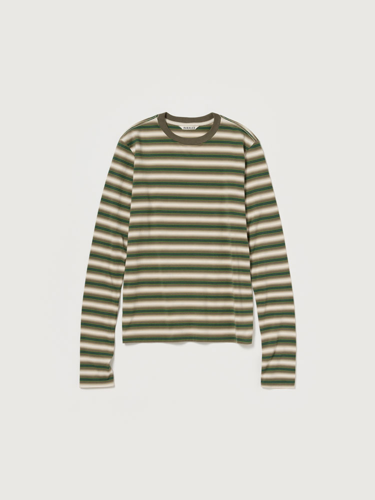 トップス AURALEE 23aw HI NECK L/S TEE size3 Namu Shop - Auralee Luster Plaiting Hi-Neck L/S Tee - Light Blue