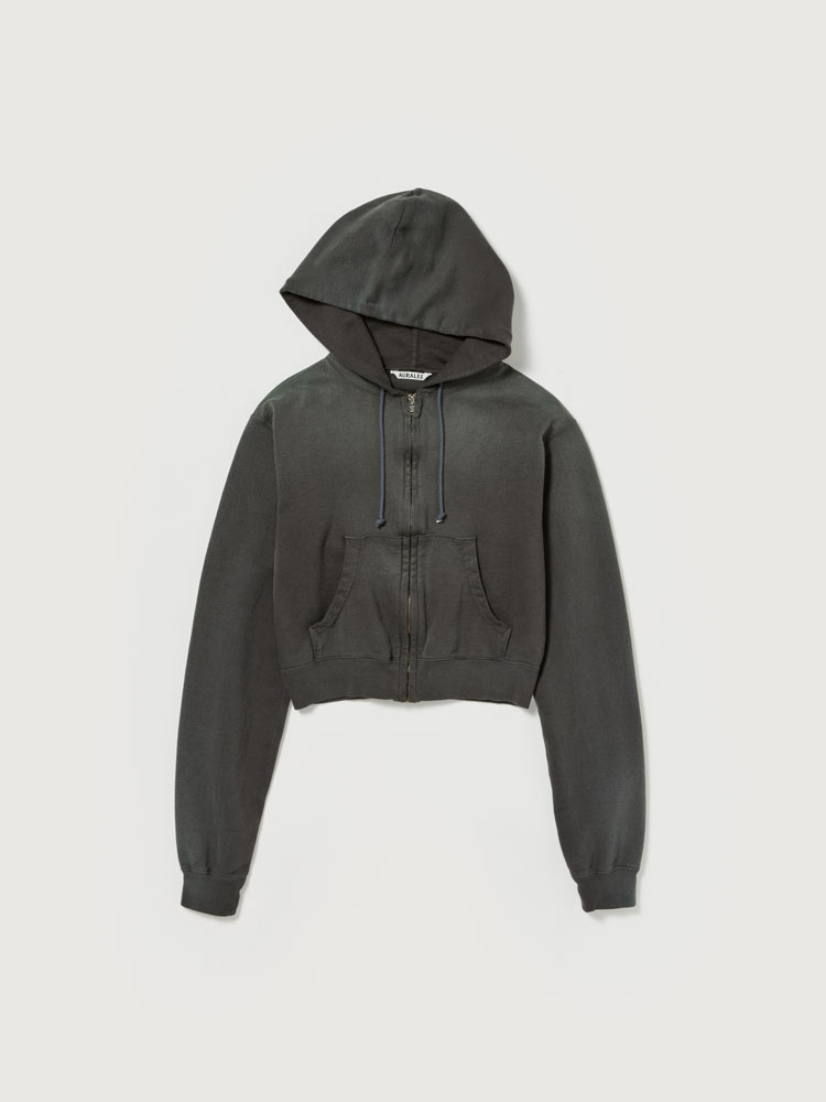 PRODUCT DYED PIMA LIGHT SWEAT ZIP PARKA