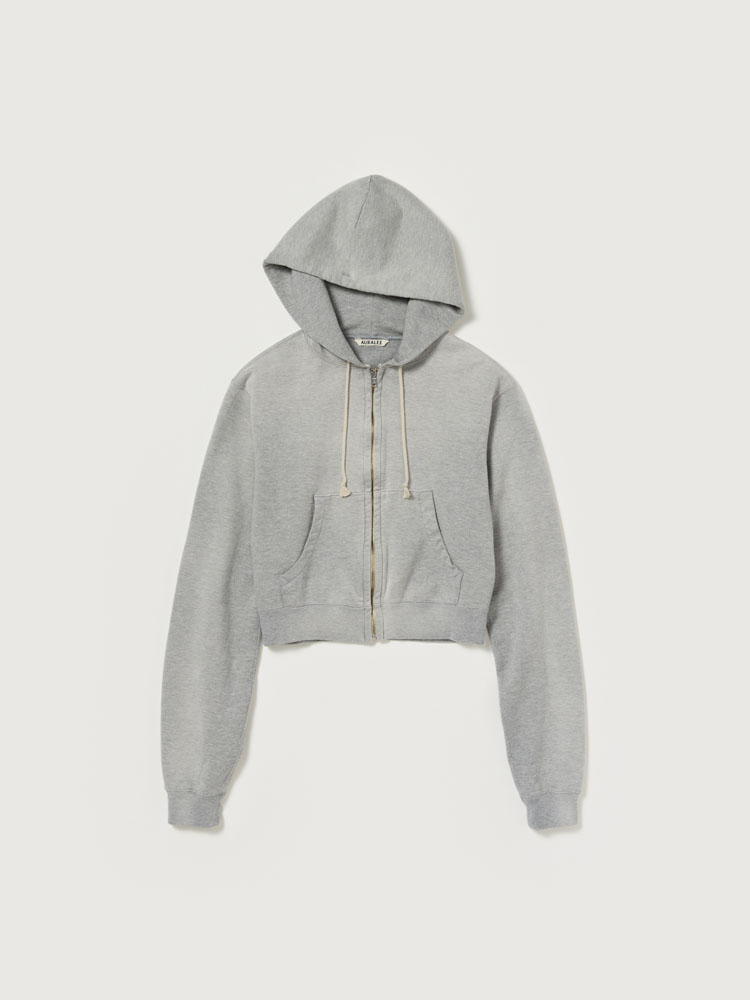 PRODUCT DYED PIMA LIGHT SWEAT ZIP PARKA - AURALEE Official