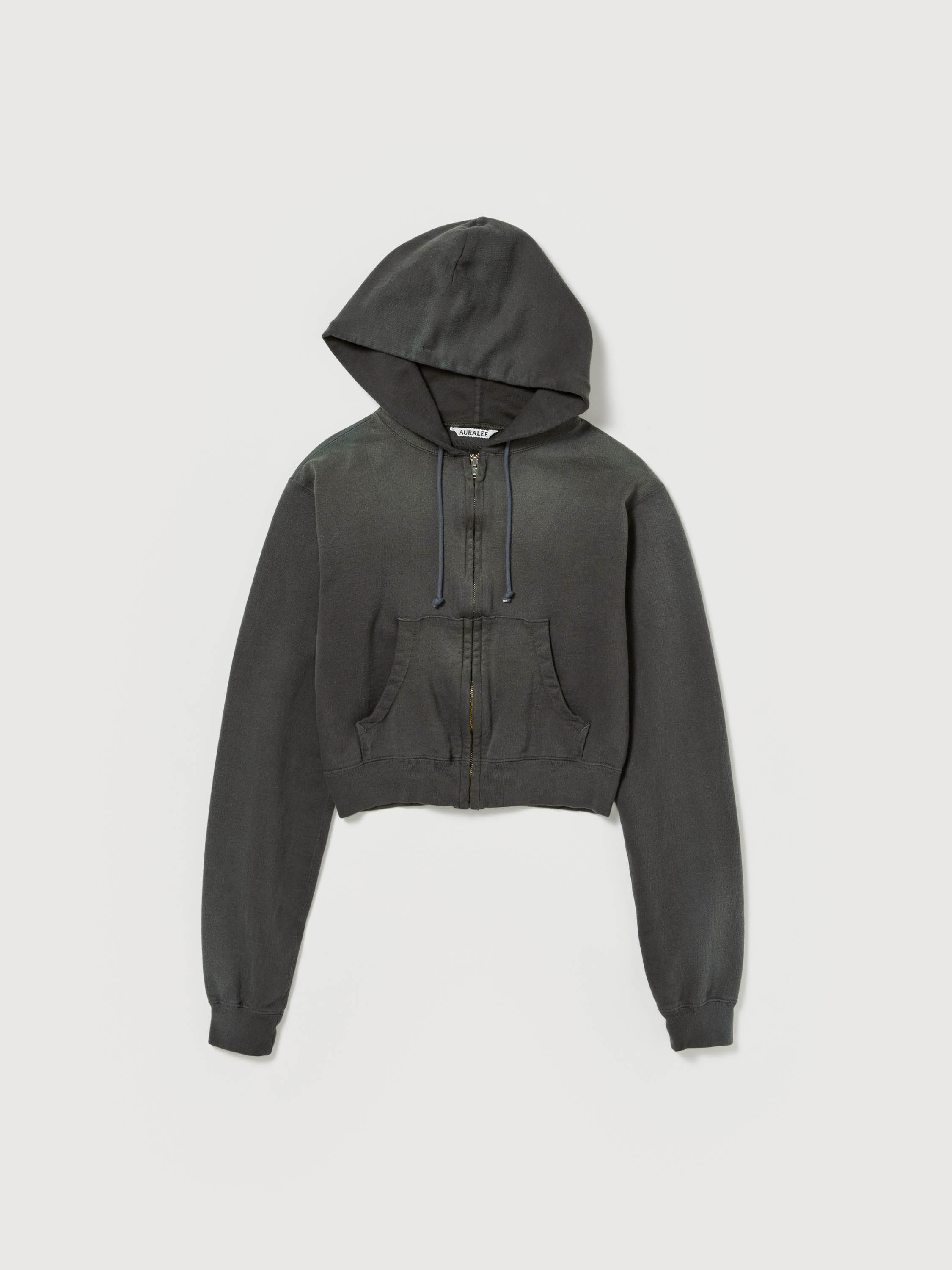 PRODUCT DYED PIMA LIGHT SWEAT ZIP PARKA 詳細画像 INK BLACK 5