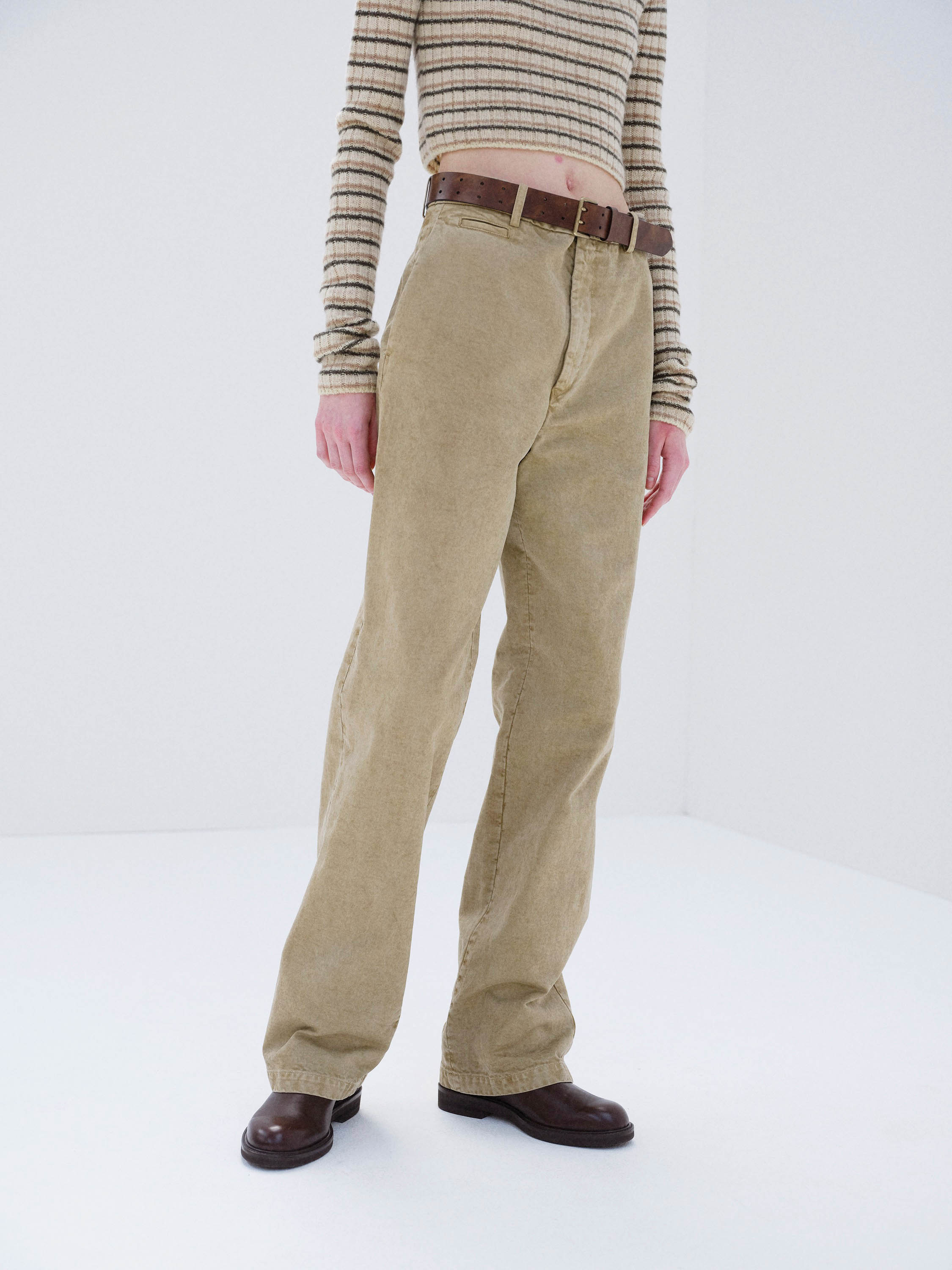 PRODUCT DYED FINX CHINO NARROW PANTS 詳細画像 BEIGE 2