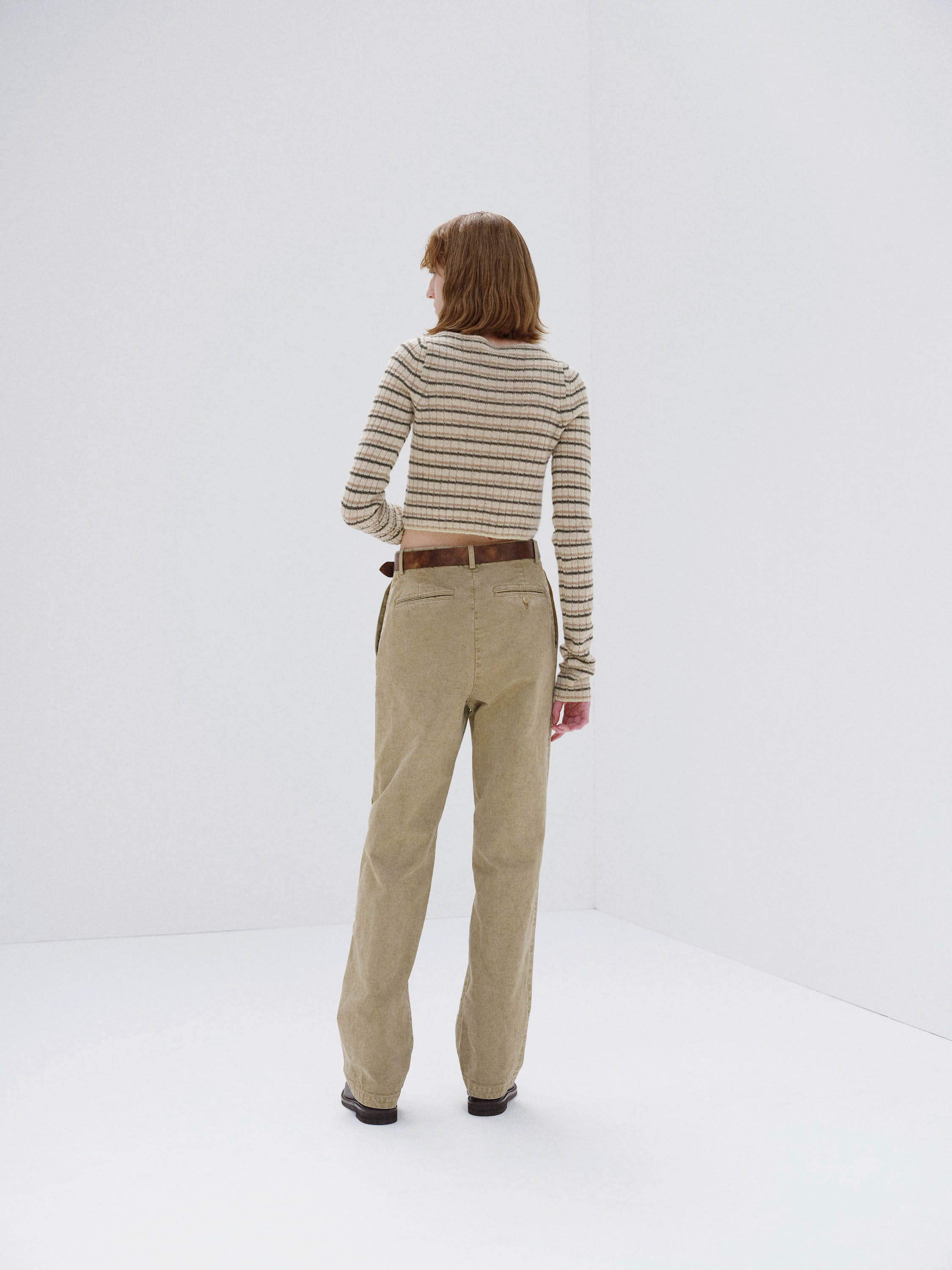 PRODUCT DYED FINX CHINO NARROW PANTS 詳細画像 BEIGE 4