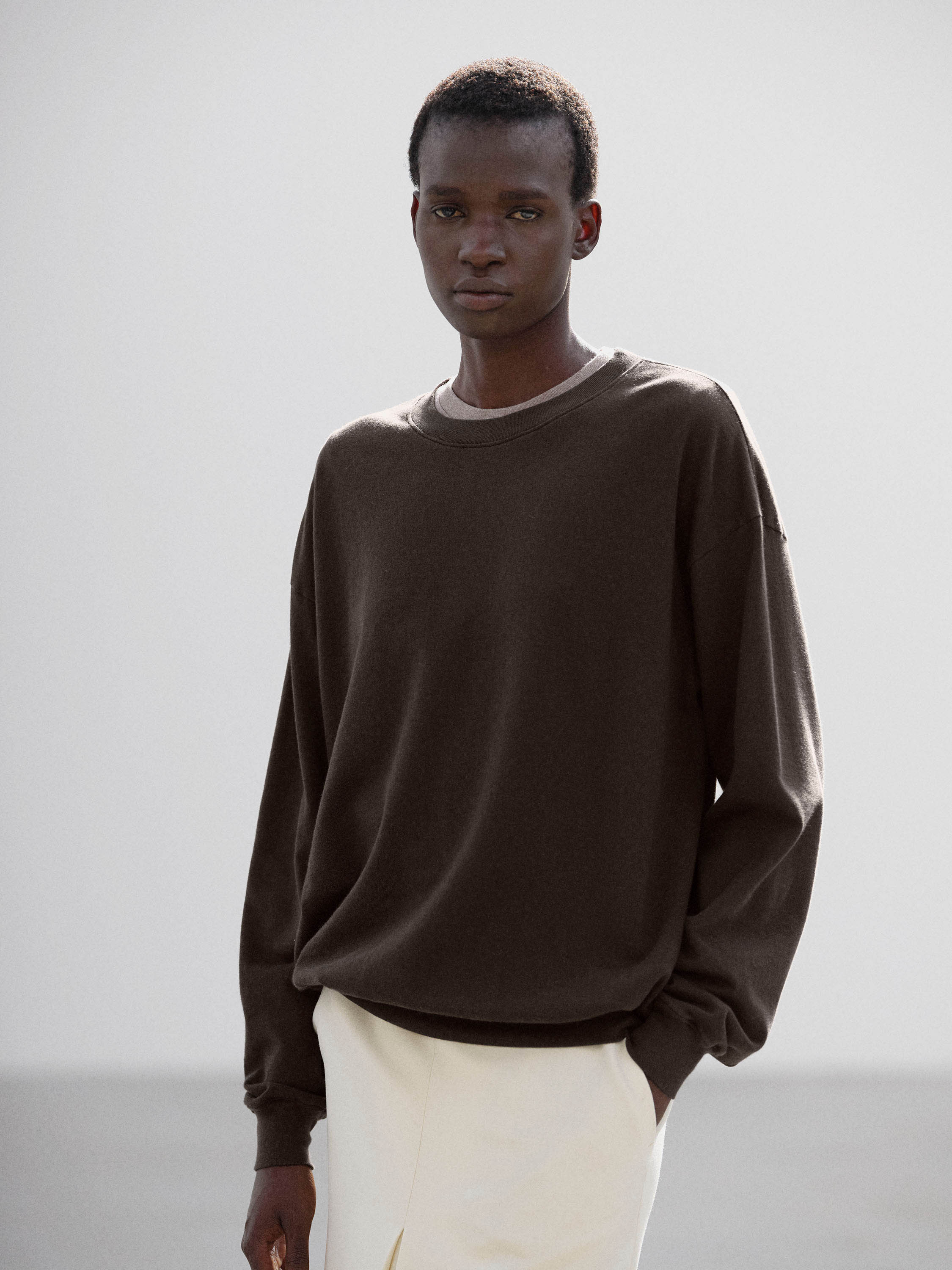 SUPER HIGH GAUGE SWEAT P/O 詳細画像 DARK BROWN 2
