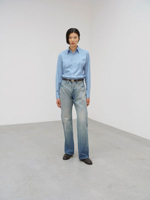 SELVEDGE FADED HEAVY DENIM PANTS