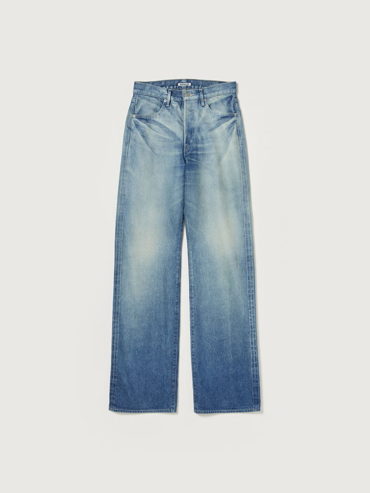 SELVEDGE FADED HEAVY DENIM PANTS