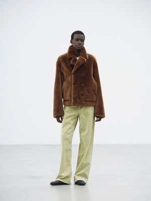 PIGMENT DYED FINX CORDUROY WIDE 5P PANTS