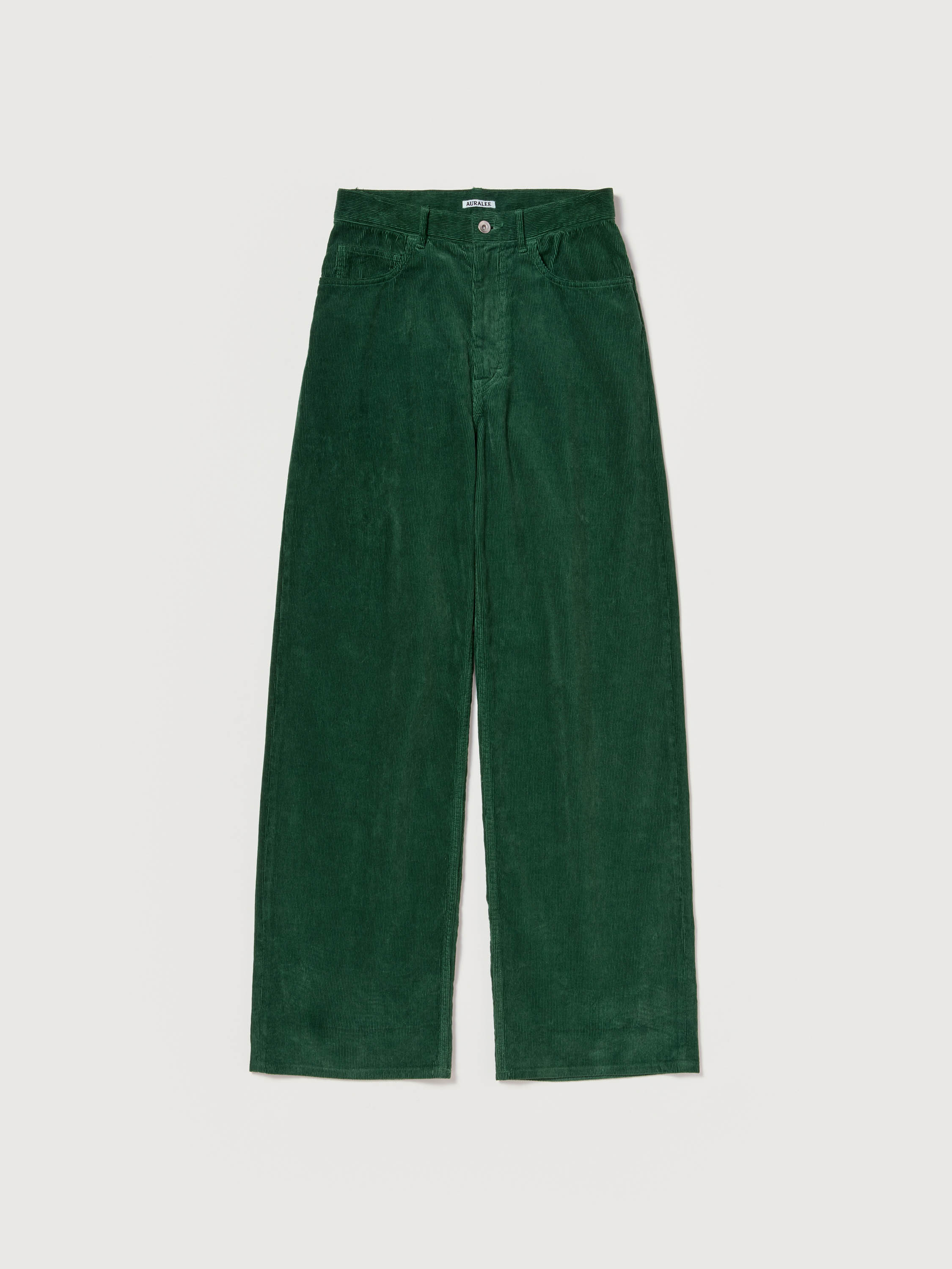 PIGMENT DYED FINX CORDUROY WIDE 5P PANTS 詳細画像 FOREST GREEN 1