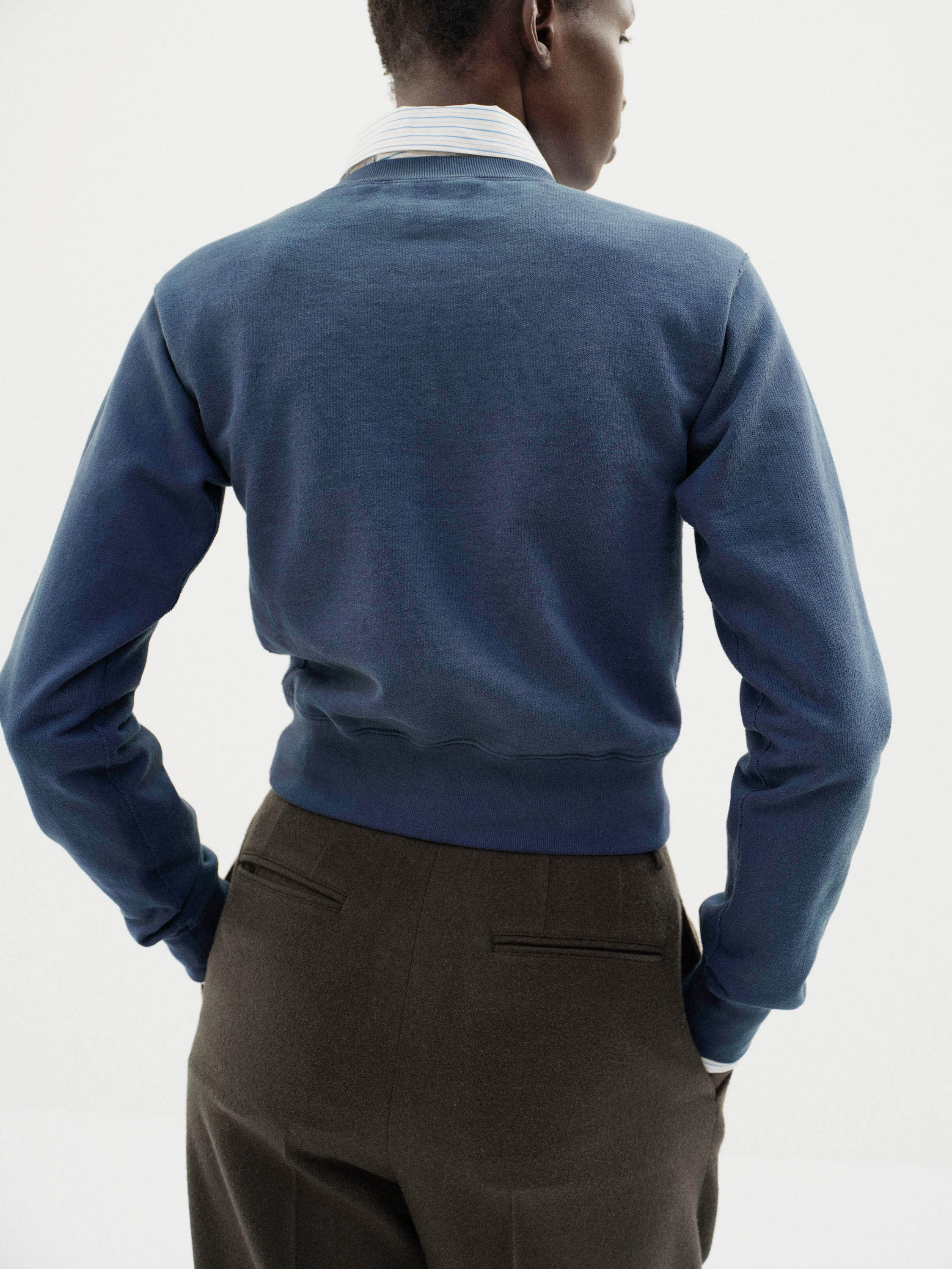 PRODUCT DYED PIMA LIGHT SWEAT P/O 詳細画像 LIGHT NAVY 4