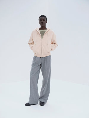 SMOOTH SOFT BD SWEAT ZIP PARKA