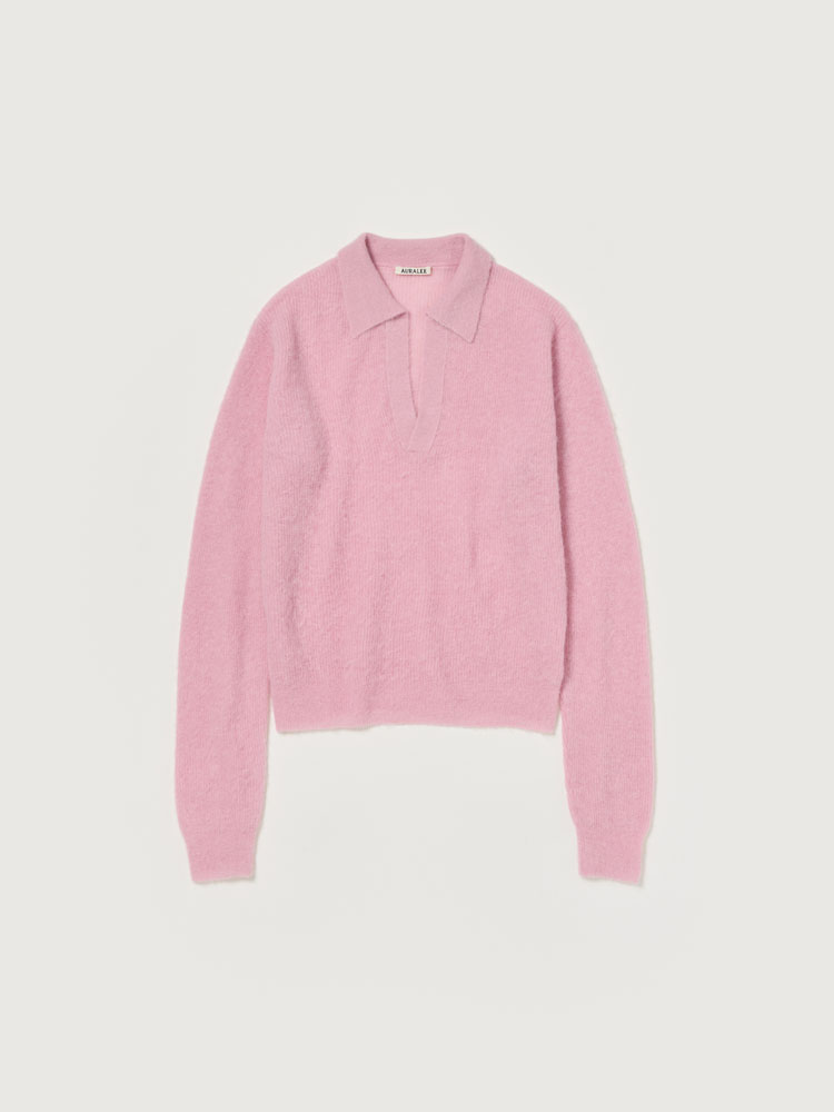 トップス AURALEE BABY SURI ALPACA SHEER KNIT AURALEE】 BABY SURI ALPACA SHEER KNIT ONE-PIECE – ONENESS