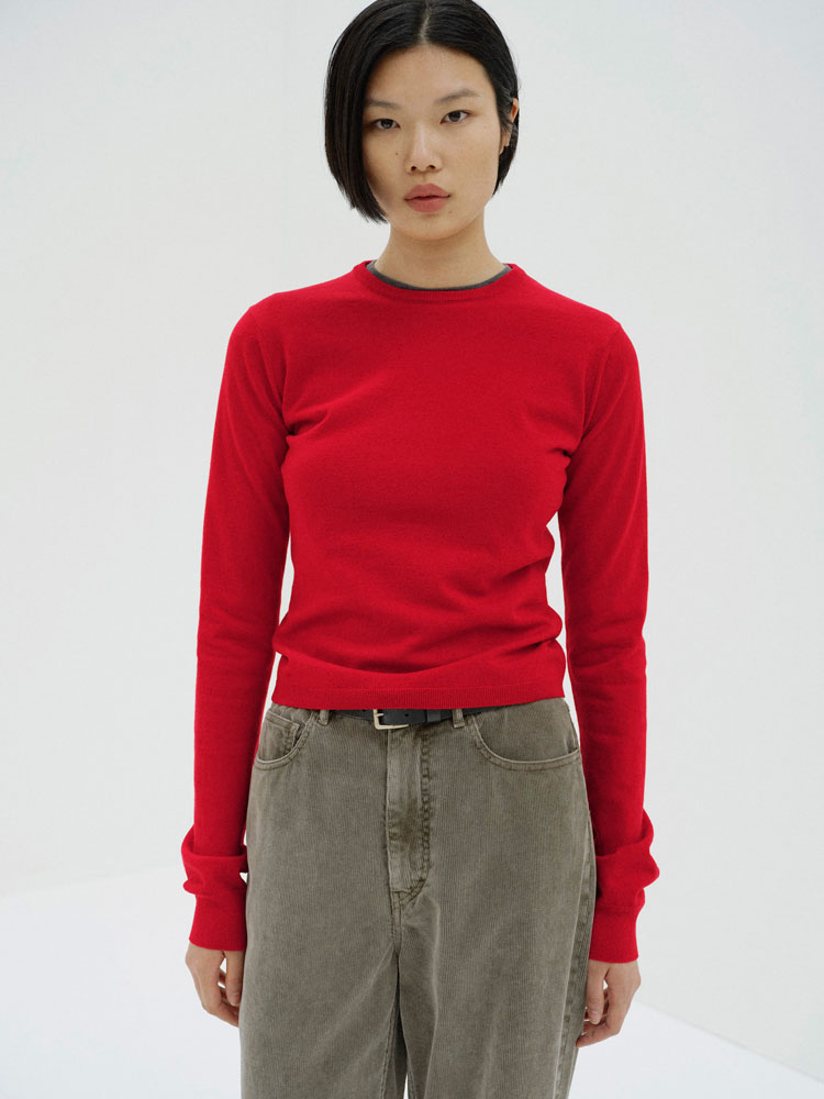 HIGH TWIST WOOL KNIT P/O