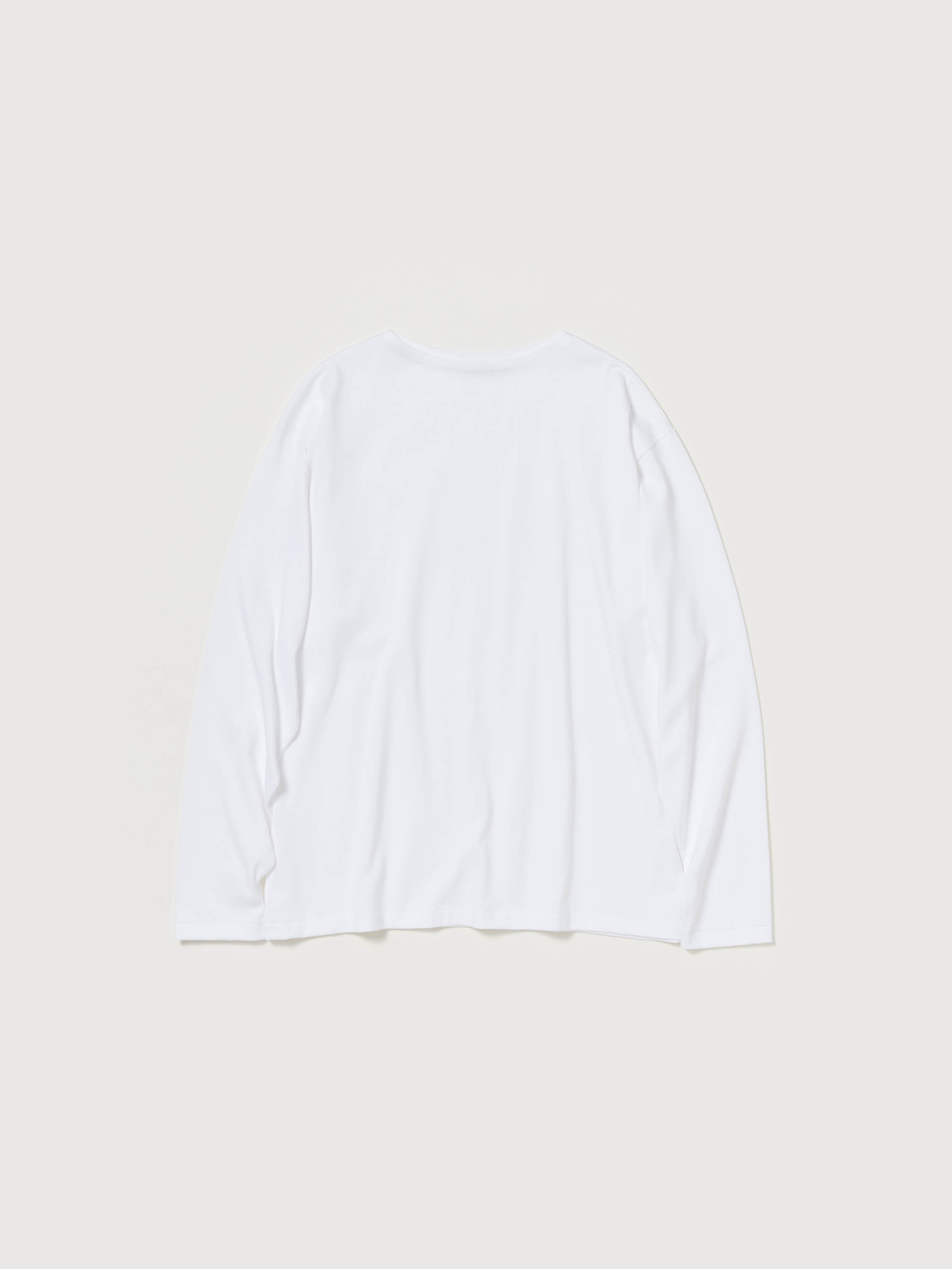 LUSTER PLAITING BOAT-NECK L/S TEE 詳細画像 WHITE 1