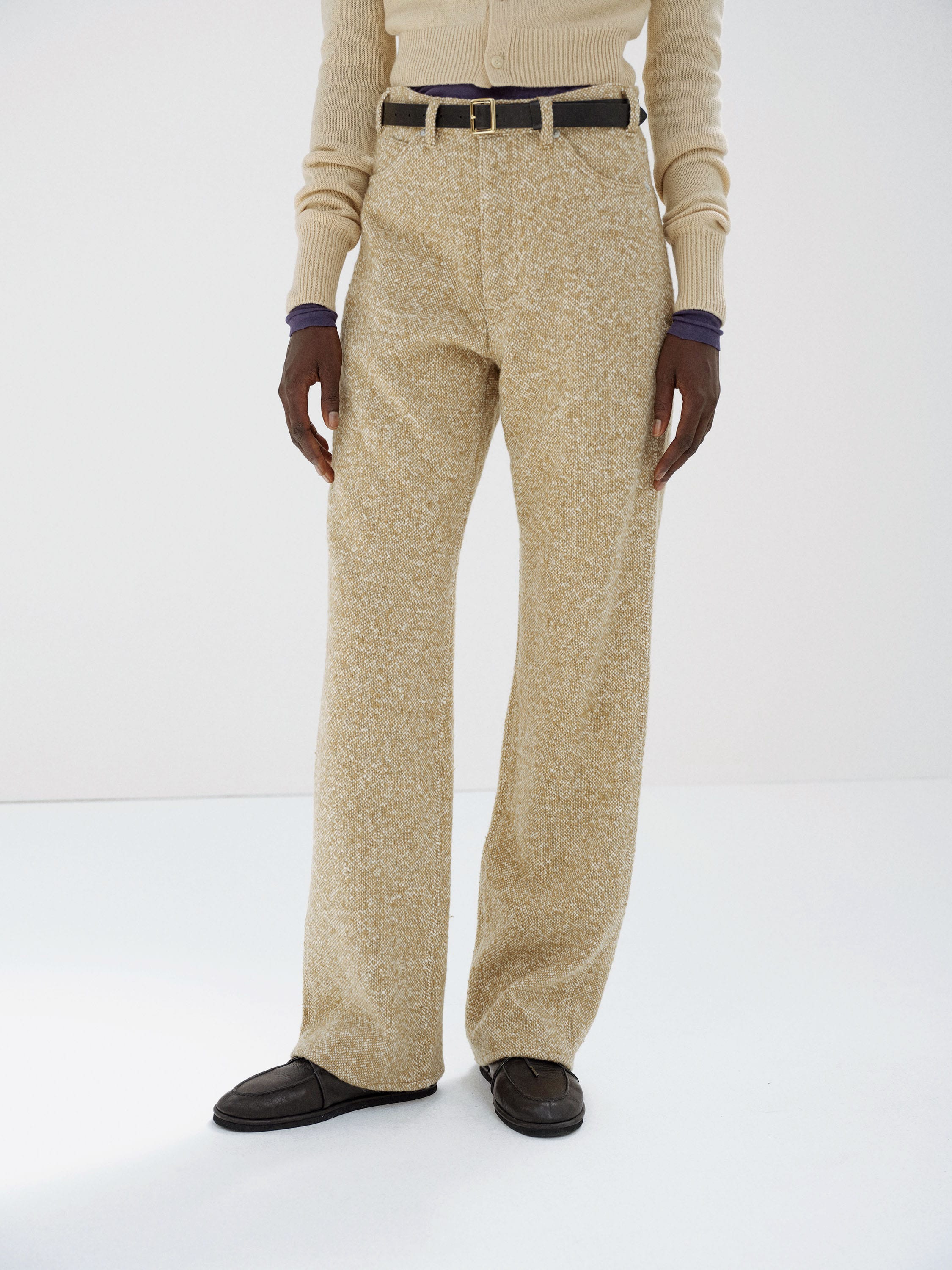 HOMESPUN TWEED  PANTS 詳細画像 CAMEL BEIGE 2