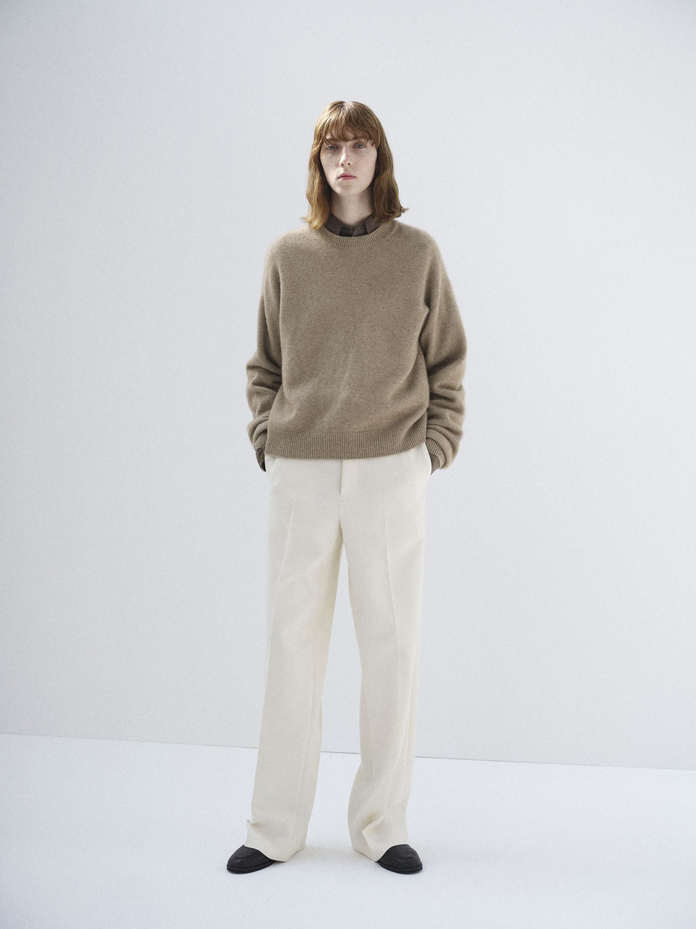 BABY CASHMERE KNIT P/O 詳細画像 NATURAL BROWN 1