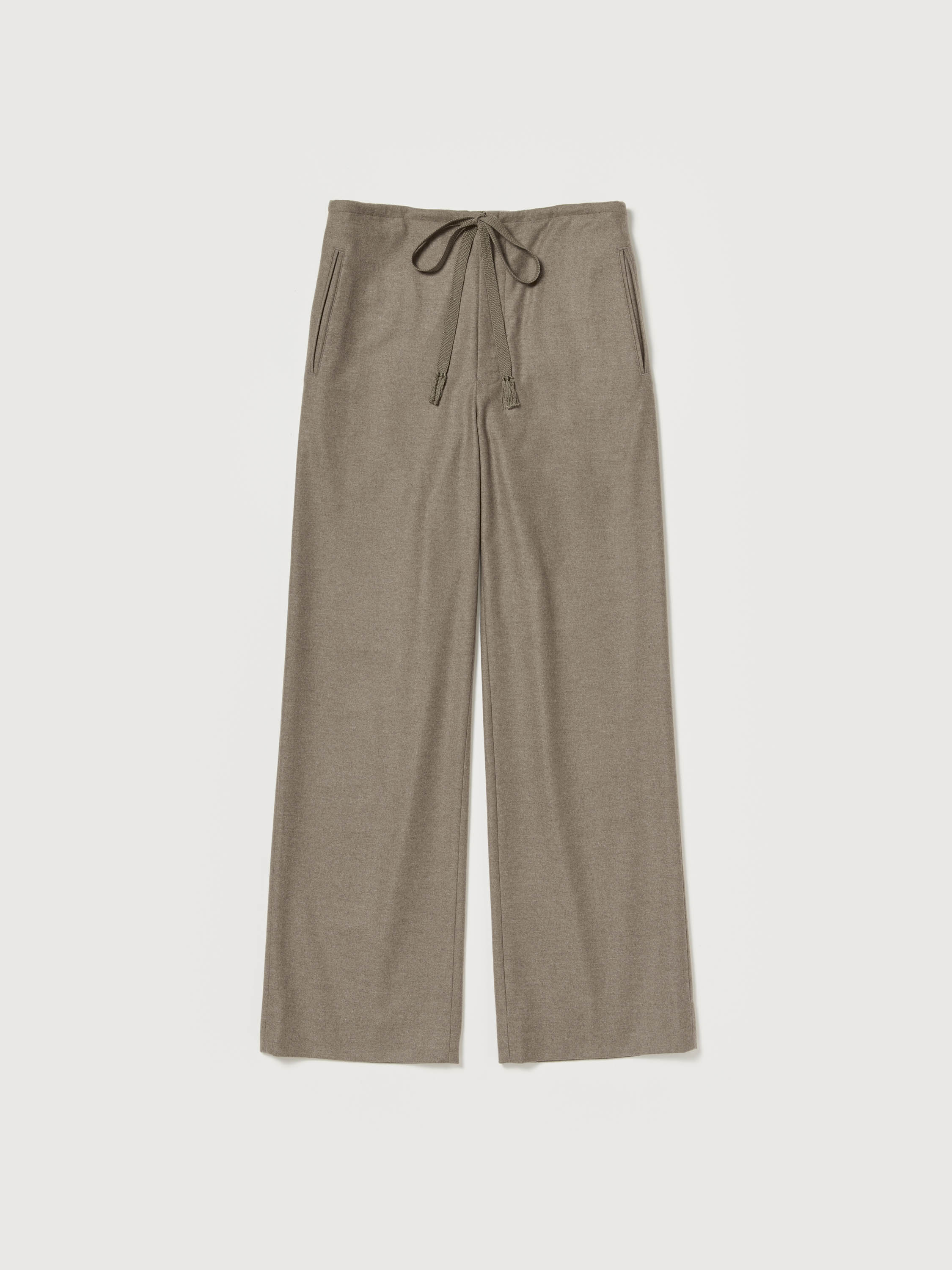 AURALEE WOOL FULLING FLANNEL SLACKS パンツ Auralee Wool Fulling Flannel Stripe Slacks in Dark Navy
