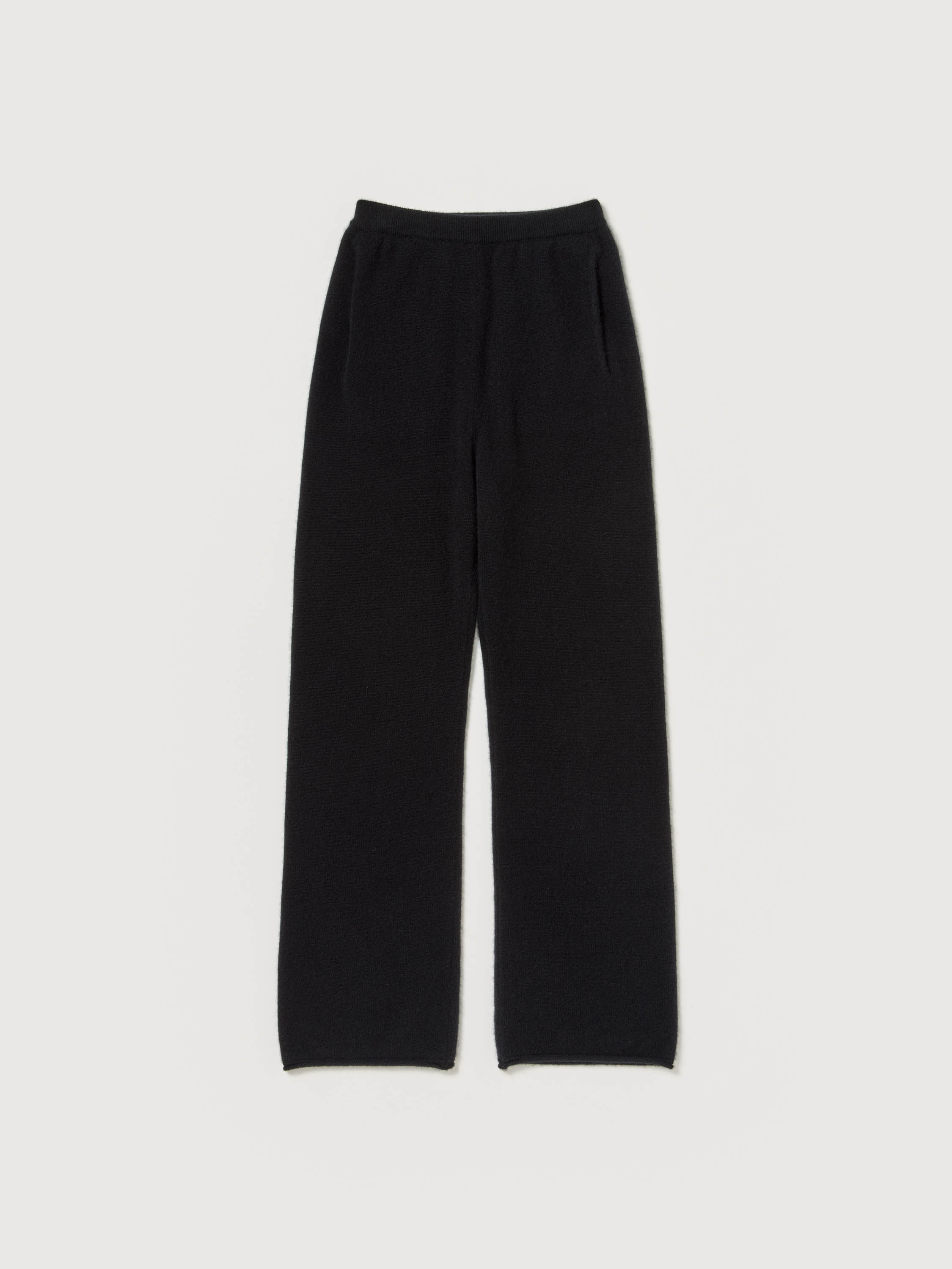 BABY CASHMERE KNIT PANTS 詳細画像 TOP BLACK 1