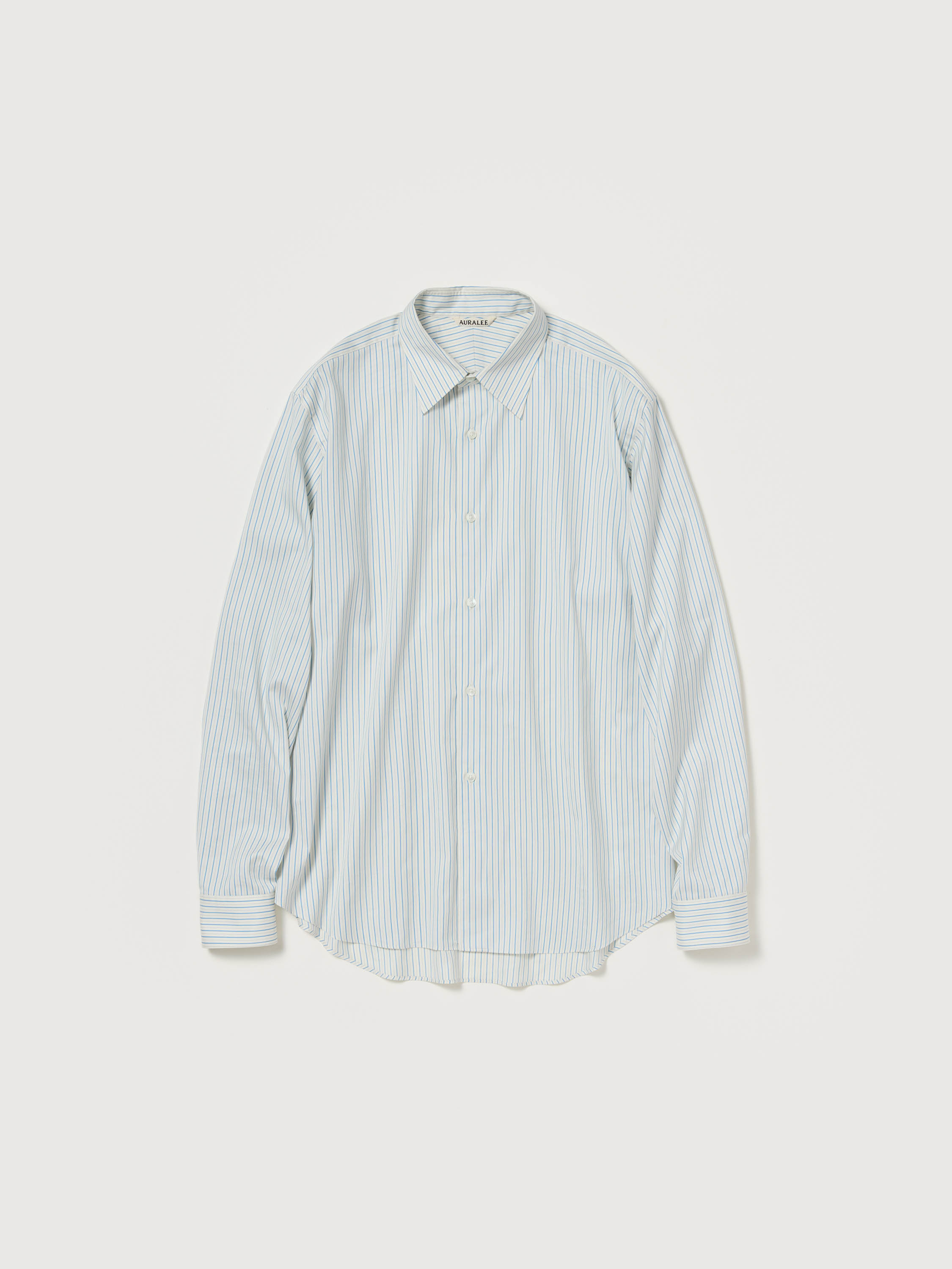 COTTON SILK STRIPE SHIRT 詳細画像 WHITE STRIPE 5