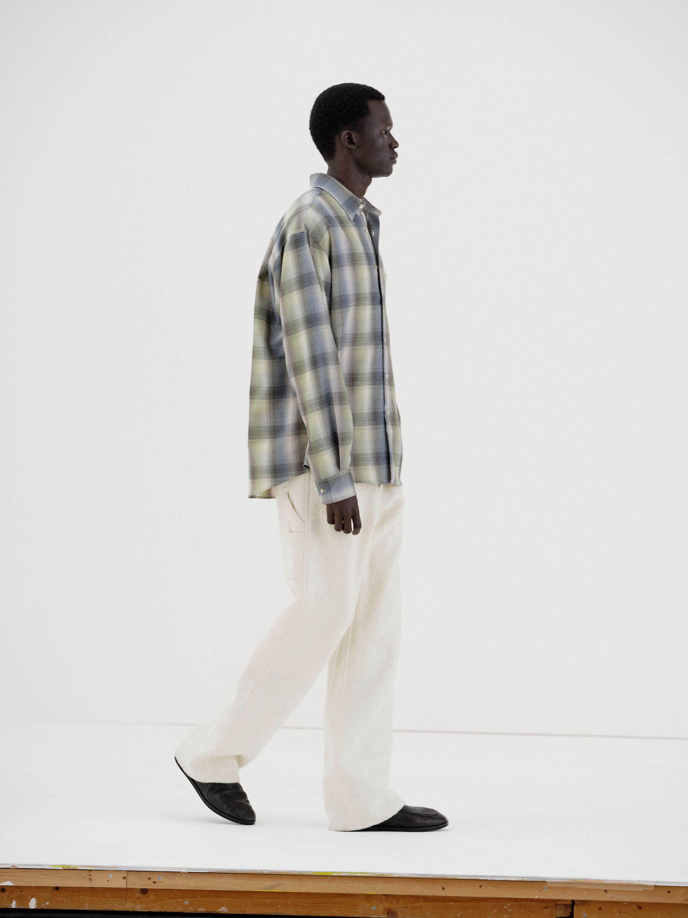 SUPER LIGHT WOOL CHECK SHIRT - AURALEE Official Website