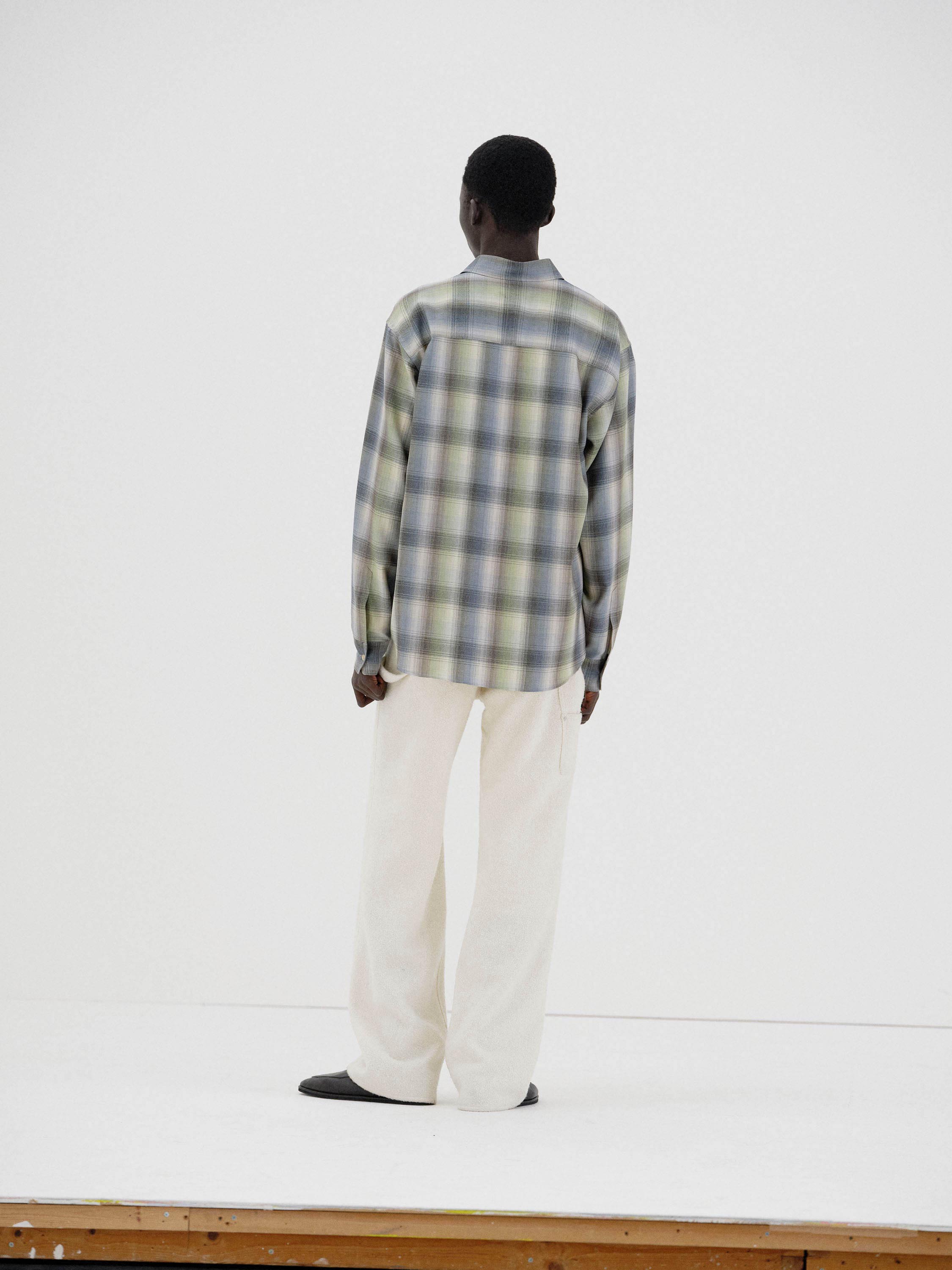 SUPER LIGHT WOOL CHECK SHIRT - AURALEE Official Website