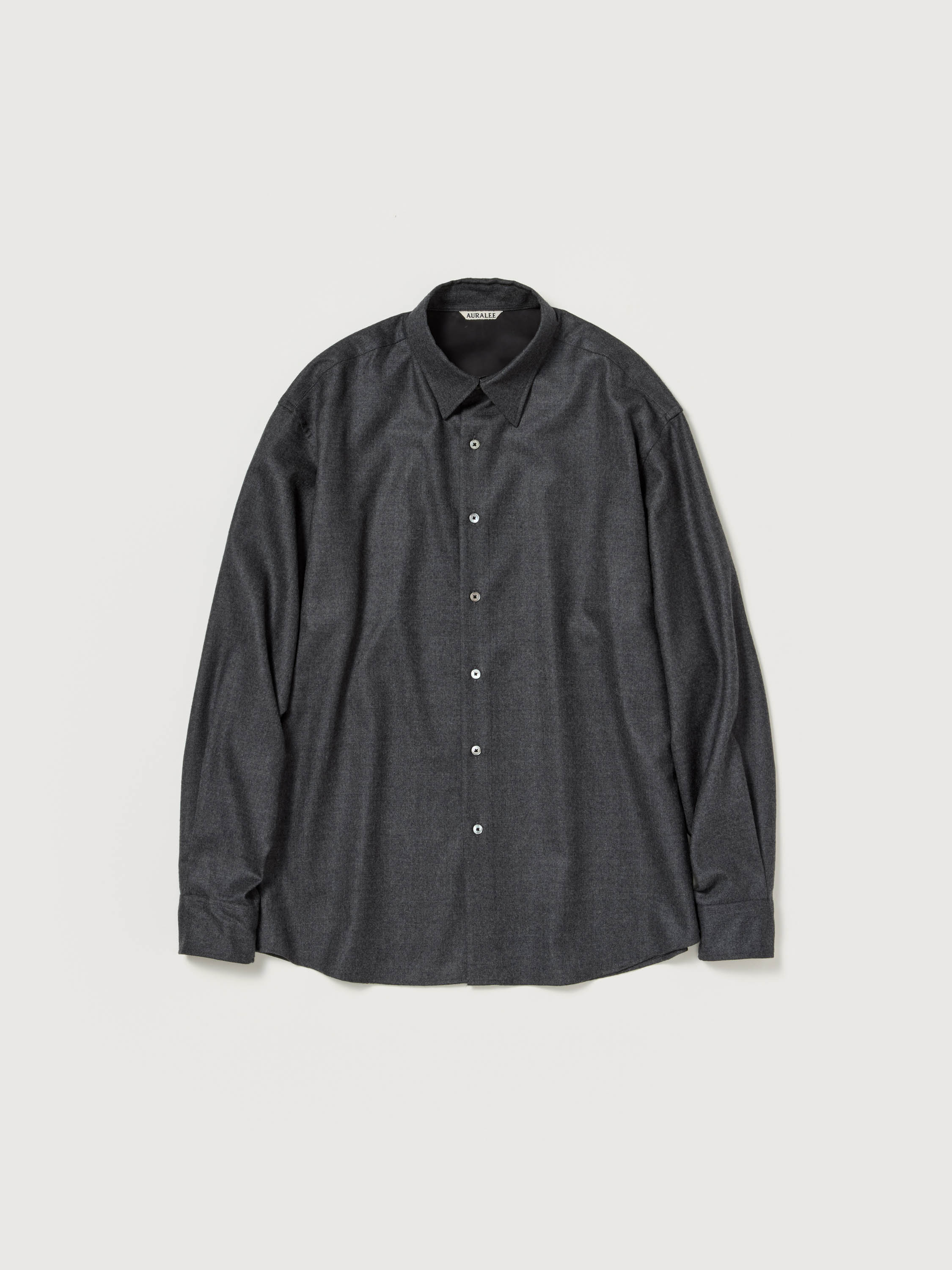 SUPER LIGHT WOOL SHIRT 詳細画像 TOP CHARCOAL 1