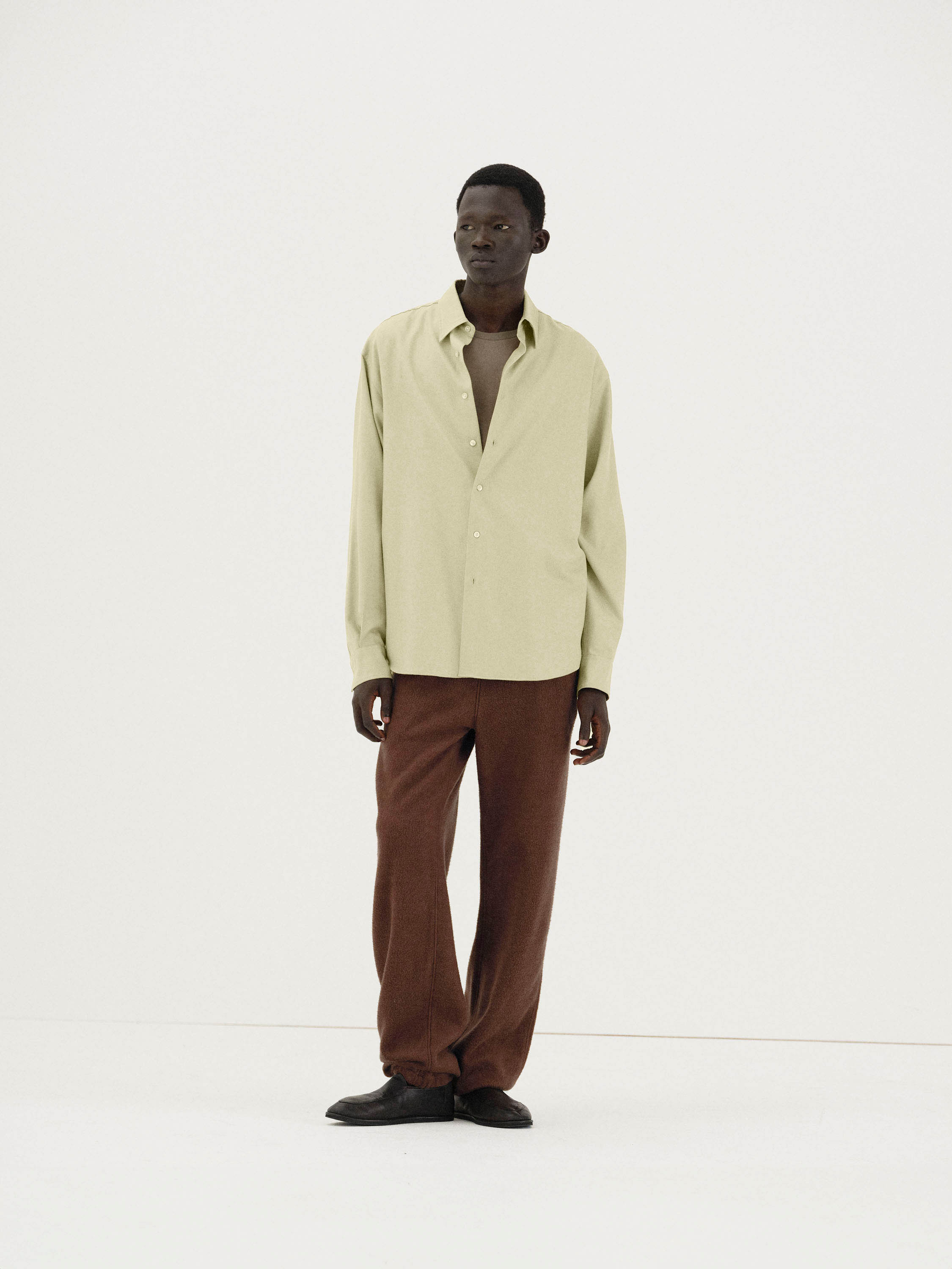 SUPER LIGHT WOOL SHIRT 詳細画像 LIGHT KHAKI 2