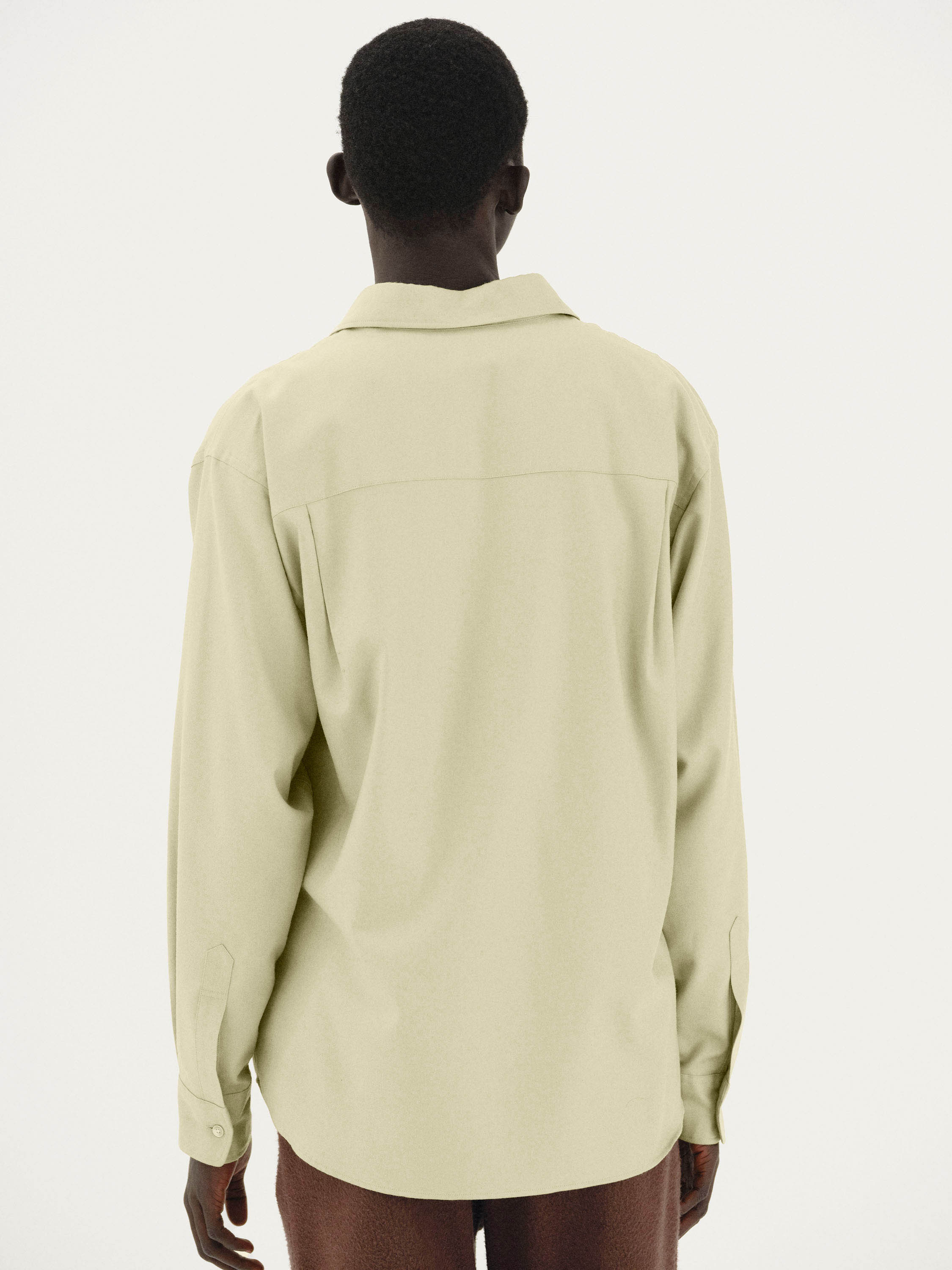 SUPER LIGHT WOOL SHIRT 詳細画像 LIGHT KHAKI 3