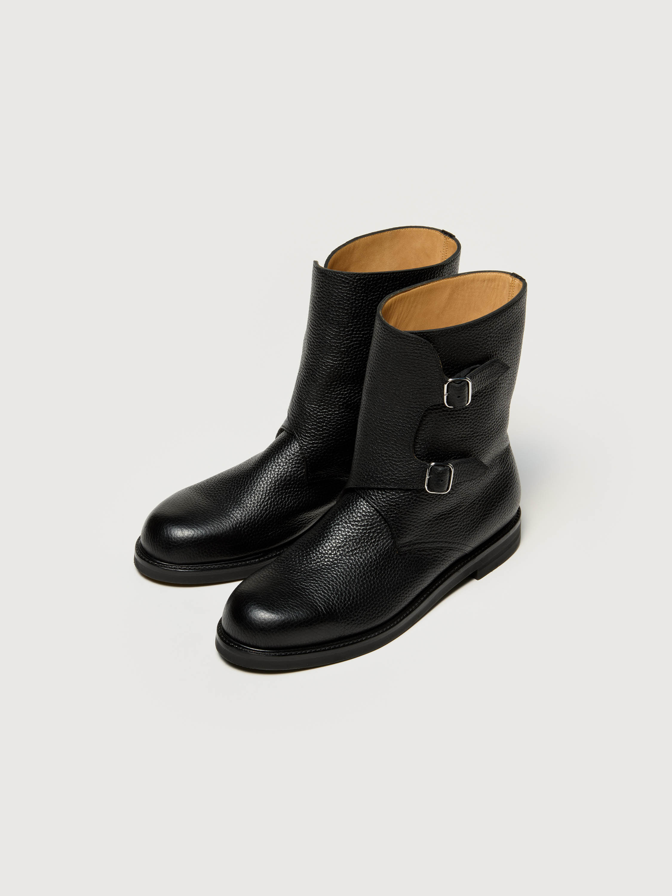 LEATHER WORK BOOTS 詳細画像 BLACK 1