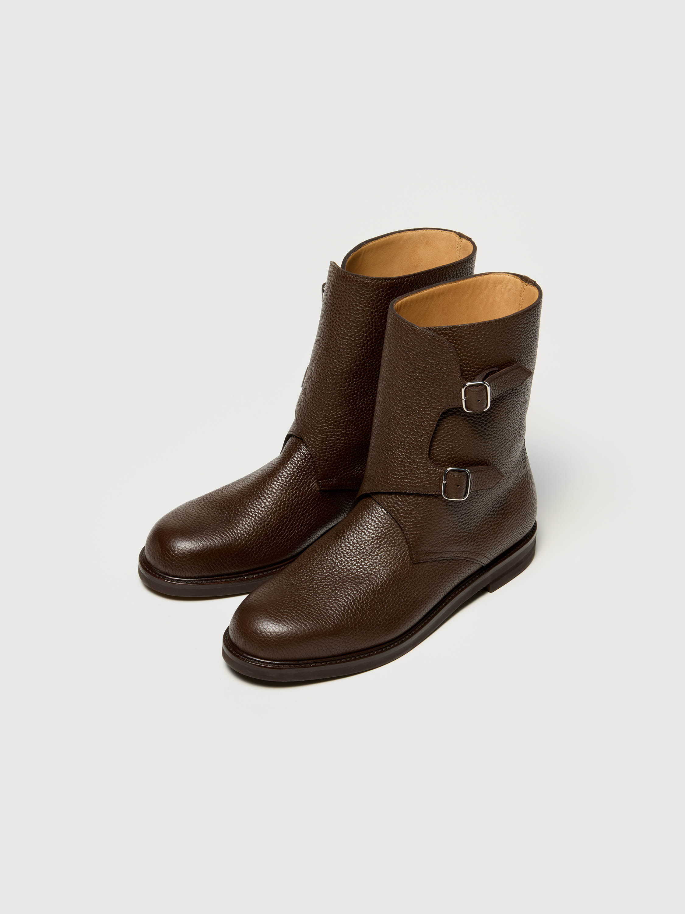 LEATHER WORK BOOTS 詳細画像 DARK BROWN 1