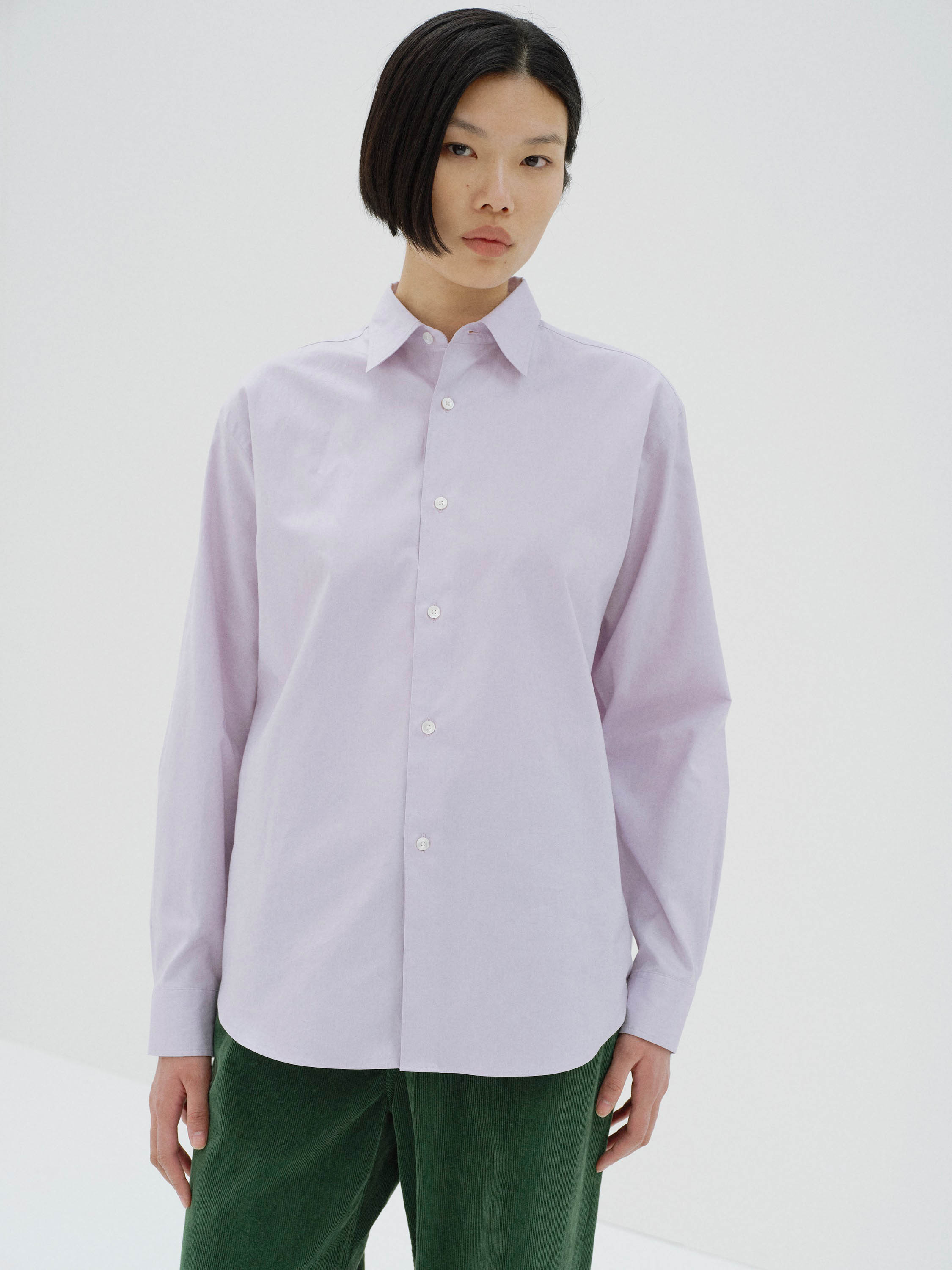 FINX OX CHAMBRAY SHIRT 詳細画像 PALE PURPLE 1