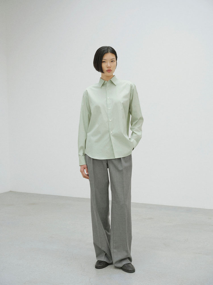 WASHED FINX TWILL SHIRT