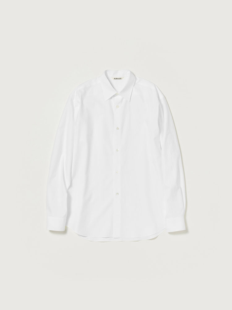 WASHED FINX TWILL SHIRT - AURALEE Official Website