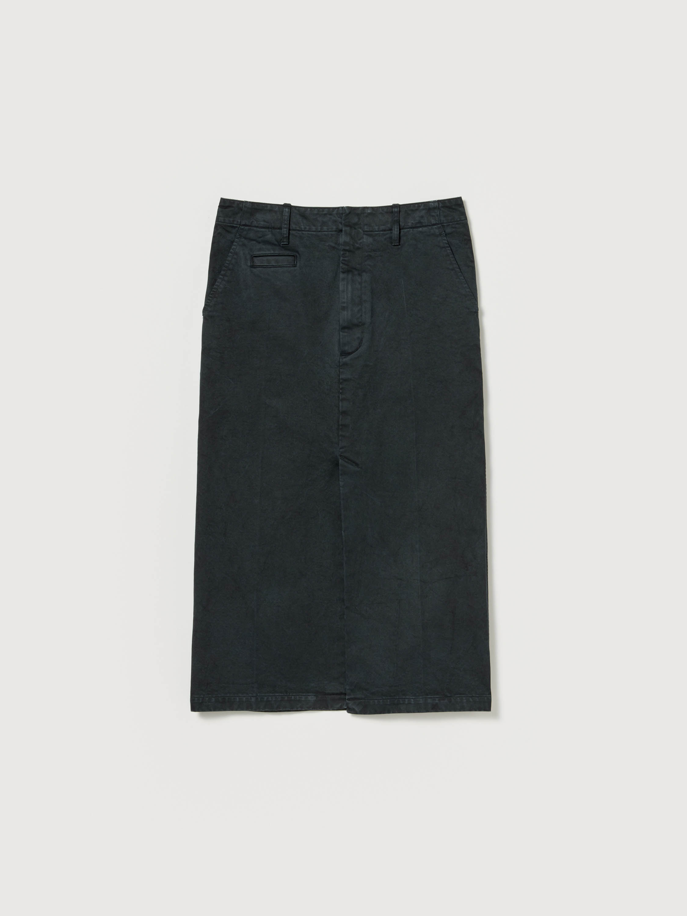 PRODUCT DYED FINX CHINO SKIRT 詳細画像 BLACK 5